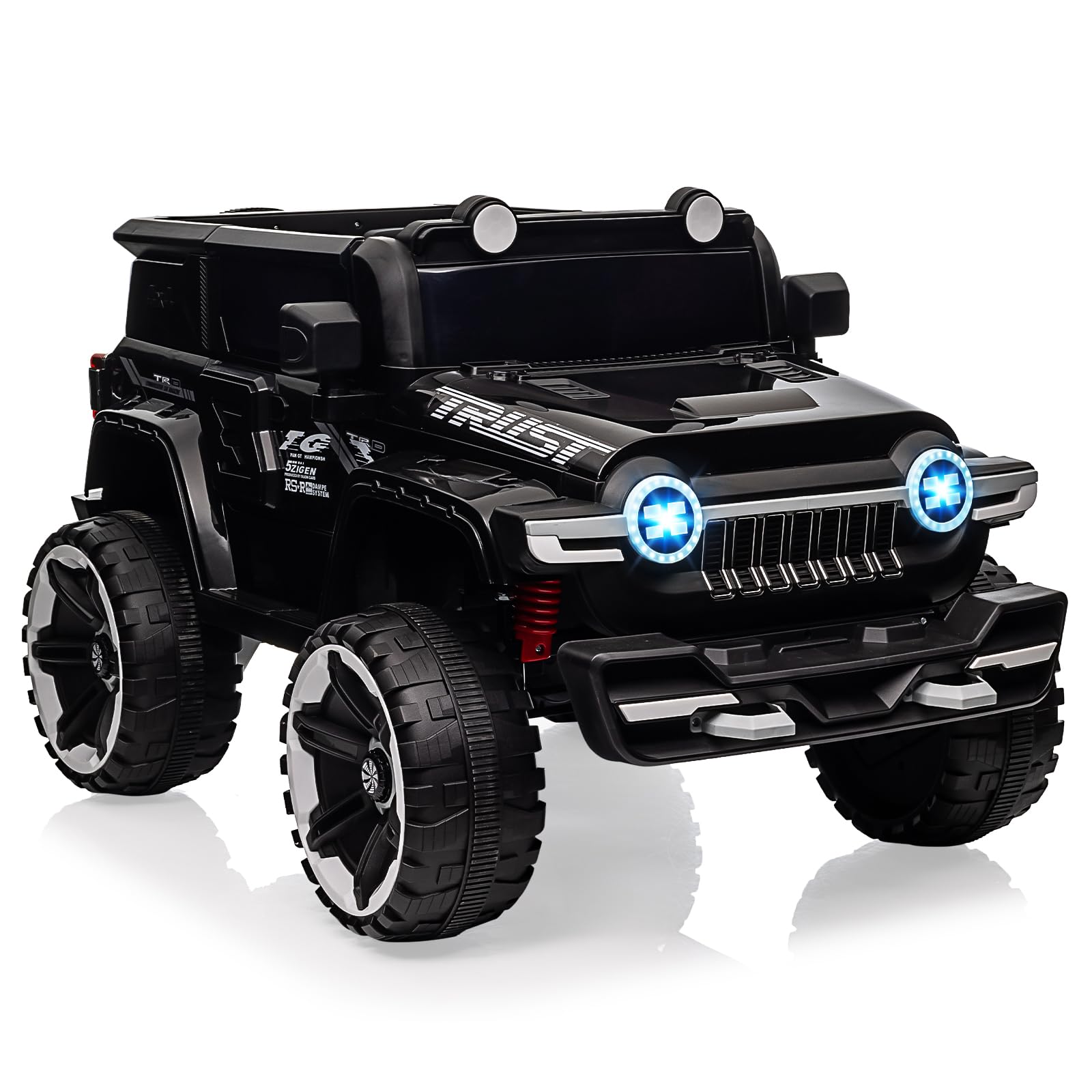 Garvee Ride - P Series: 12V 2-Seater Kids Ride-On Car: Remote Control, Music, LED Lights, for Ages 3-8