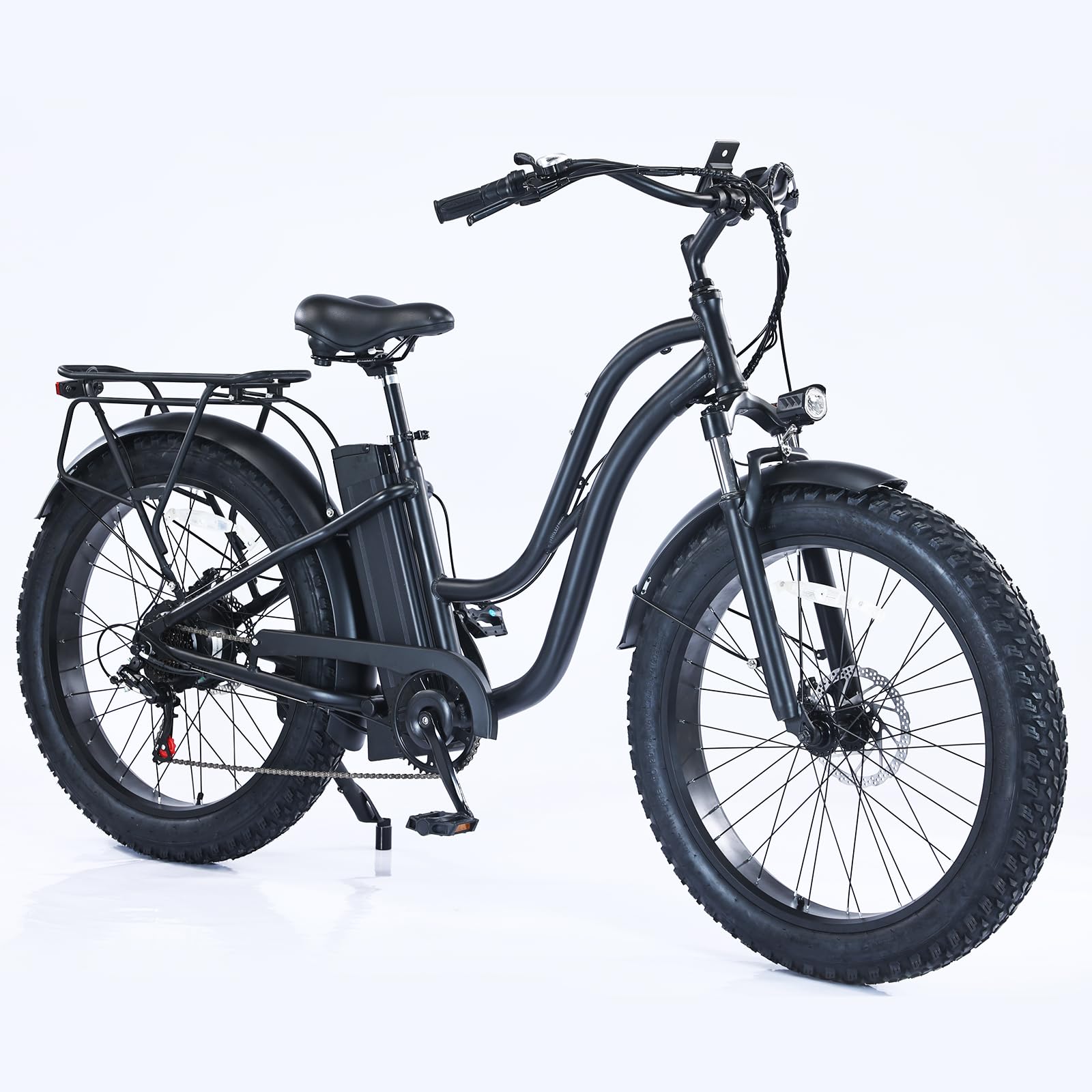 Garvee Beach Electric Cycle, 750W Brushless Motor, 26" Mountain Bike for Adults, 48V/16Ah Removable Battery, Max Speed 32 Miles/Hour, Use Larger Size Display,7 Gears e-Bike,4 Modes