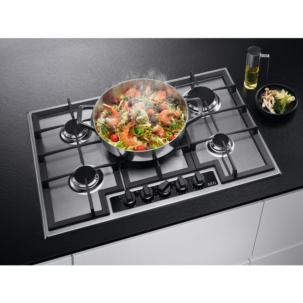 AEG Series 6000 HGB75420YM 75cm Slim Line Gas Hob