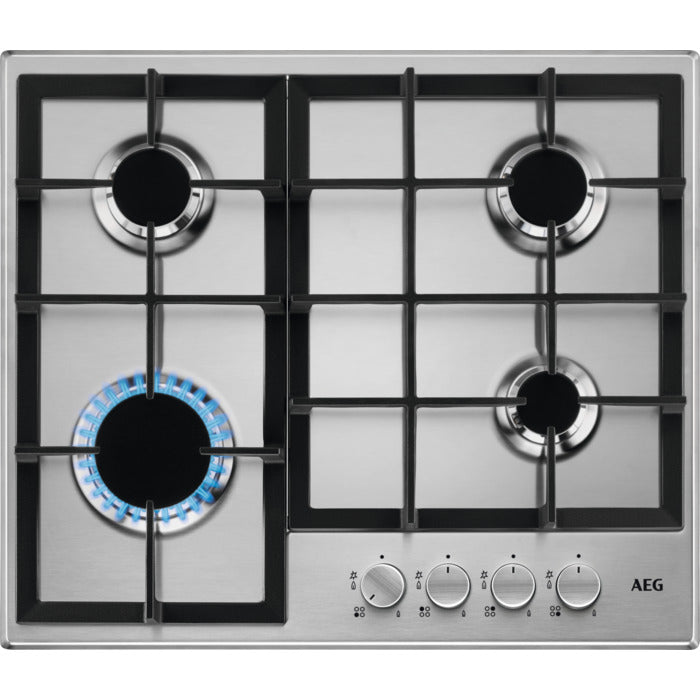 AEG Series 3000 HGE64200SM 60cm Slim line Gas Hob Stainless Steel