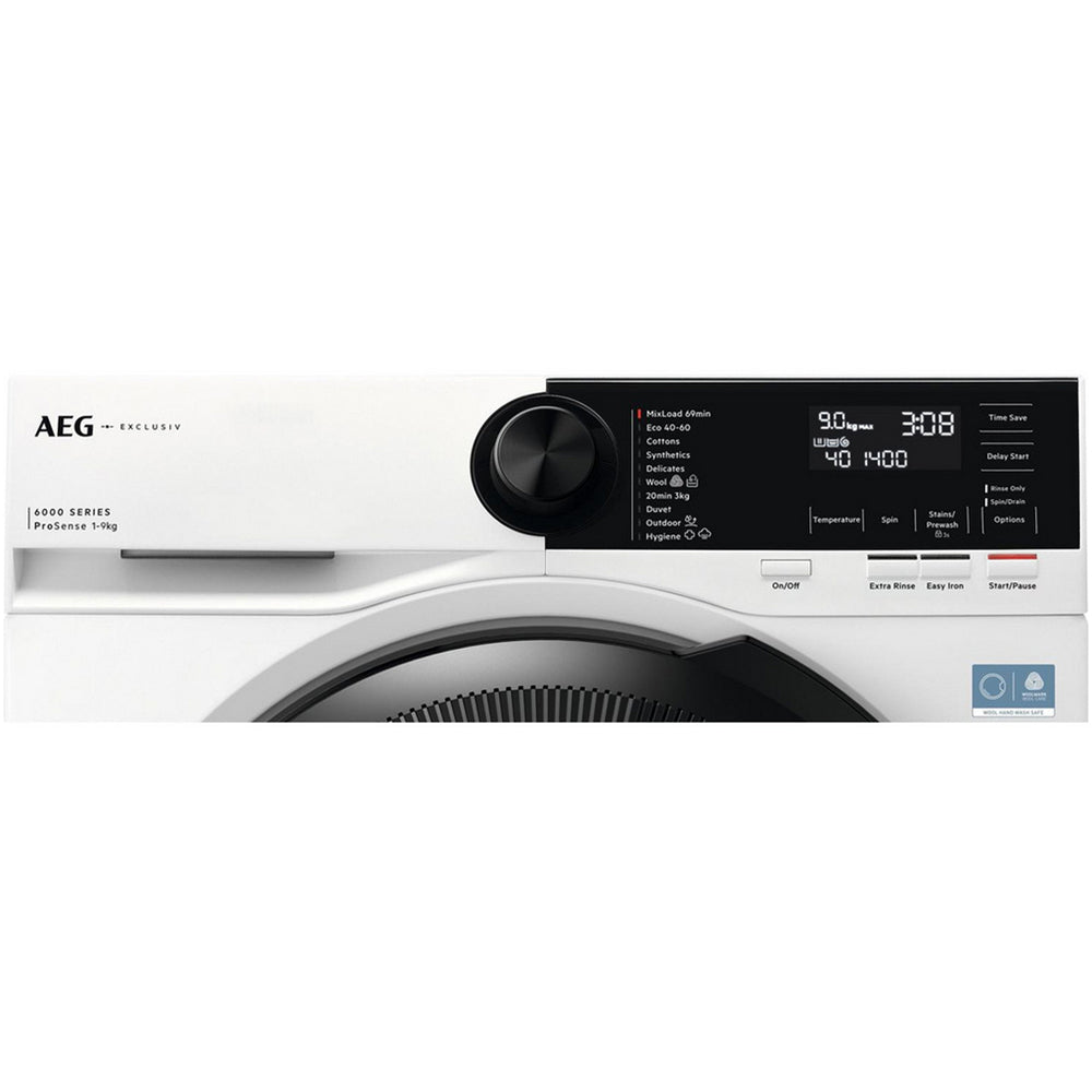 AEG Series 6000 LFR62944B ProSense 9kg 1400 Spin Freestanding Washing Machine White
