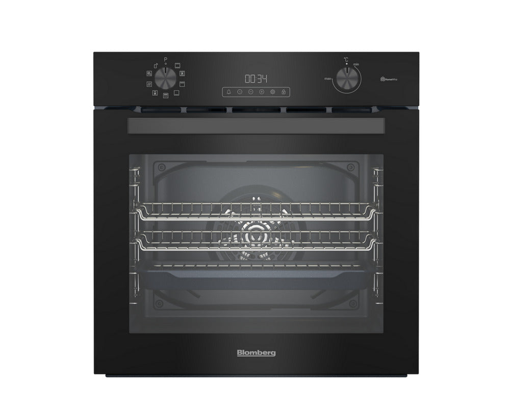 Blomberg ROEN8232WBP 72L AeroChef Built In Electric Single Oven Black