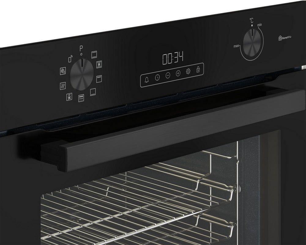 Blomberg ROEN8232WBP 72L AeroChef Built In Electric Single Oven Black