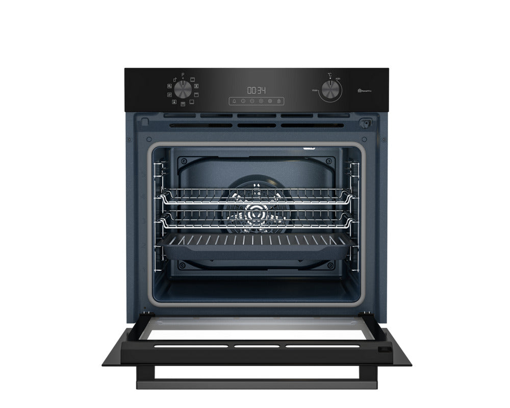 Blomberg ROEN8232WBP 72L AeroChef Built In Electric Single Oven Black