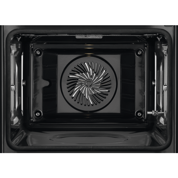 AEG 6000 BPK556260B SteamBake Pyrolytic Built-In Electric Single Oven Black