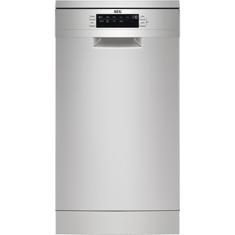 AEG FFB73527ZM Series 7000 GlassCare Freestanding Dishwasher 10 Place Settings Stainless Steel