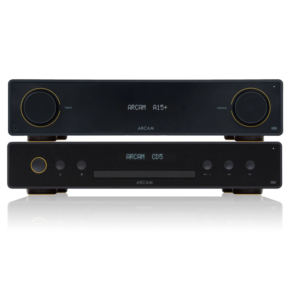 Arcam Radia A15+ Integrated Amp with Bluetooth and CD5 CD Player Package