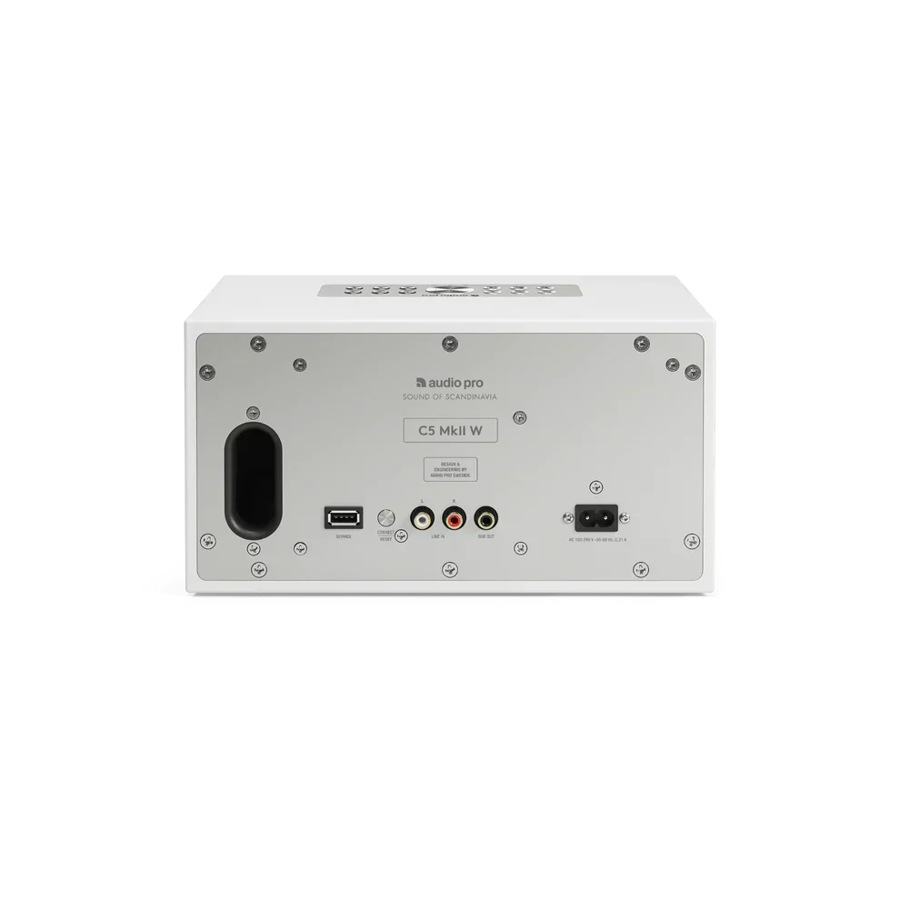 Audio Pro C5 MKII W Compact Wireless Multiroom Speaker White