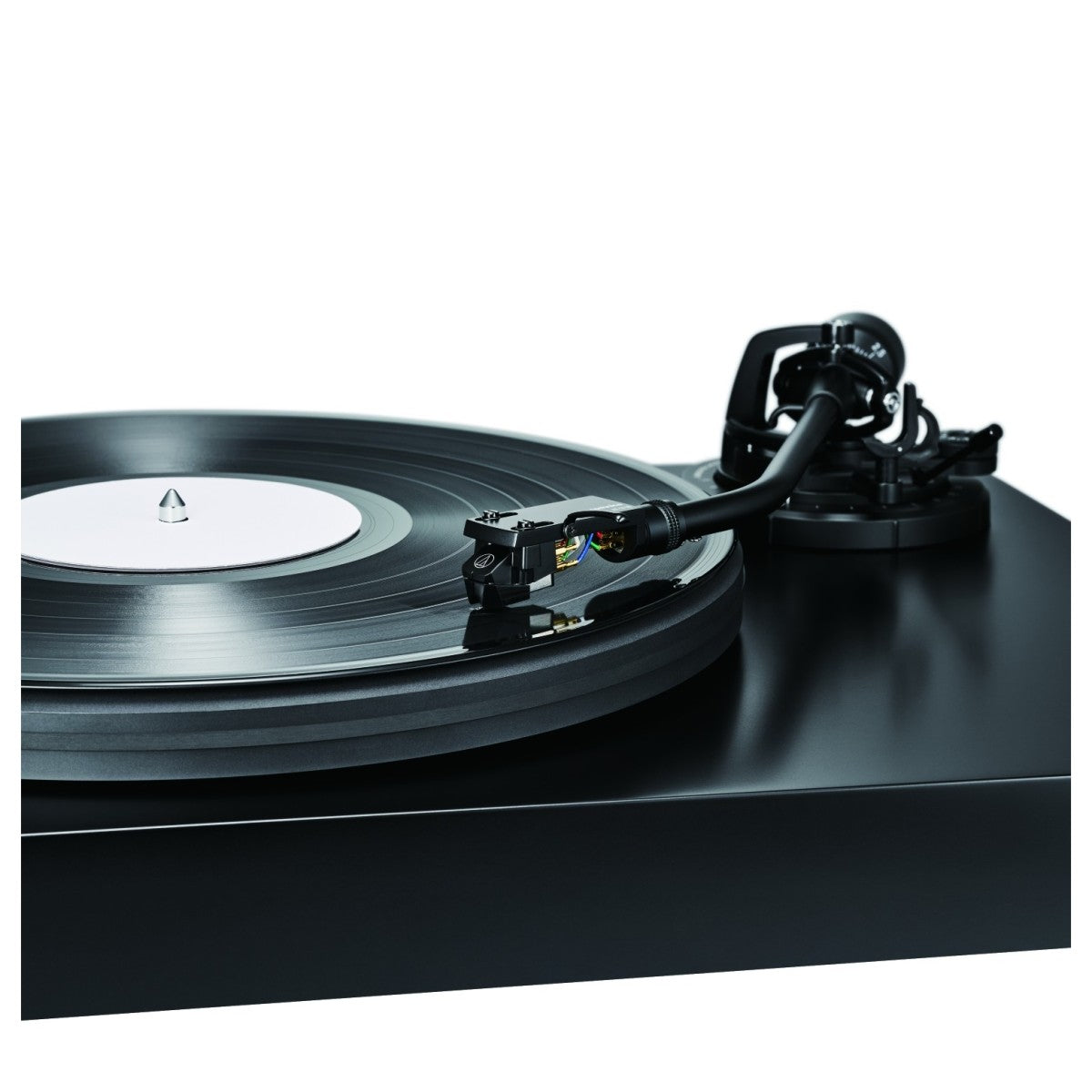 Audio Technica AT-LP7X Fully Manual Belt-Drive Turntable with Built-in Phono Pre-amp for MM/MC Cartridges - Black