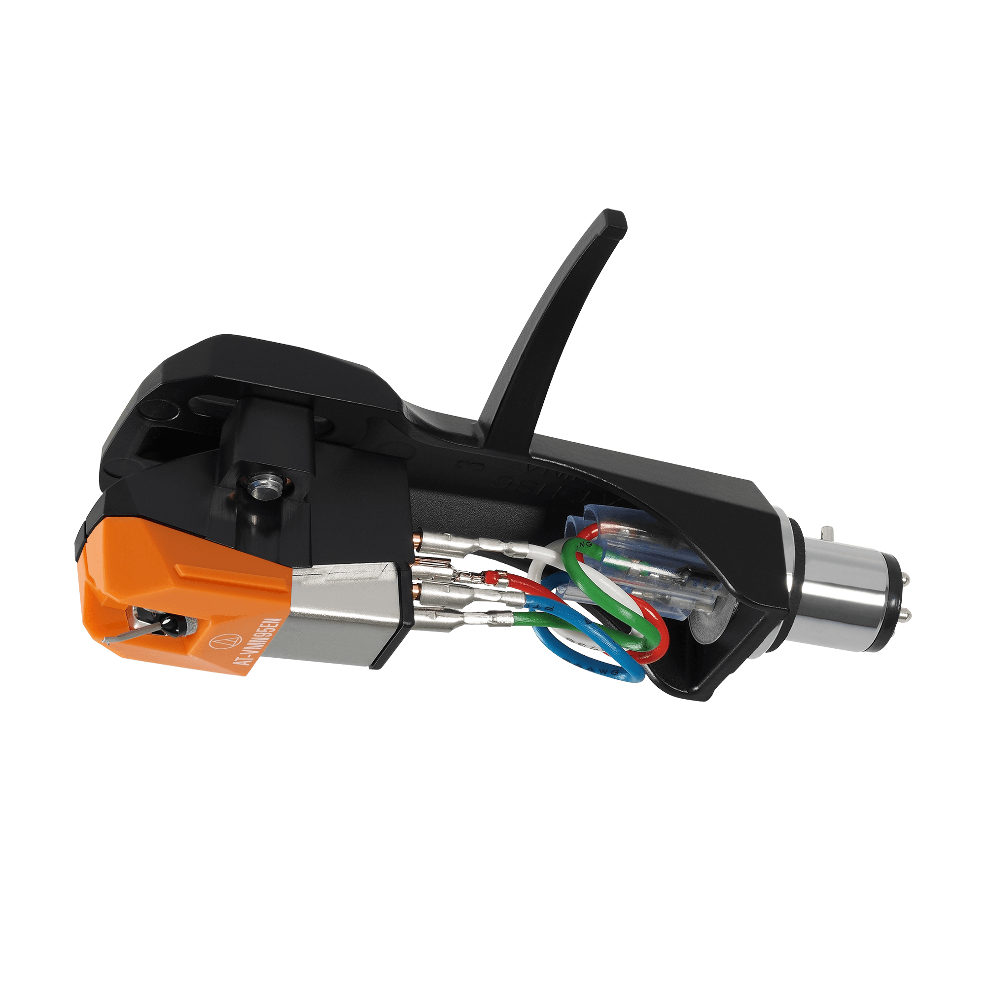 Audio Technica AT-VM95EN/H VM95 Series Elliptical Nude Stereo Cartridge on AT-HS6 Headshell