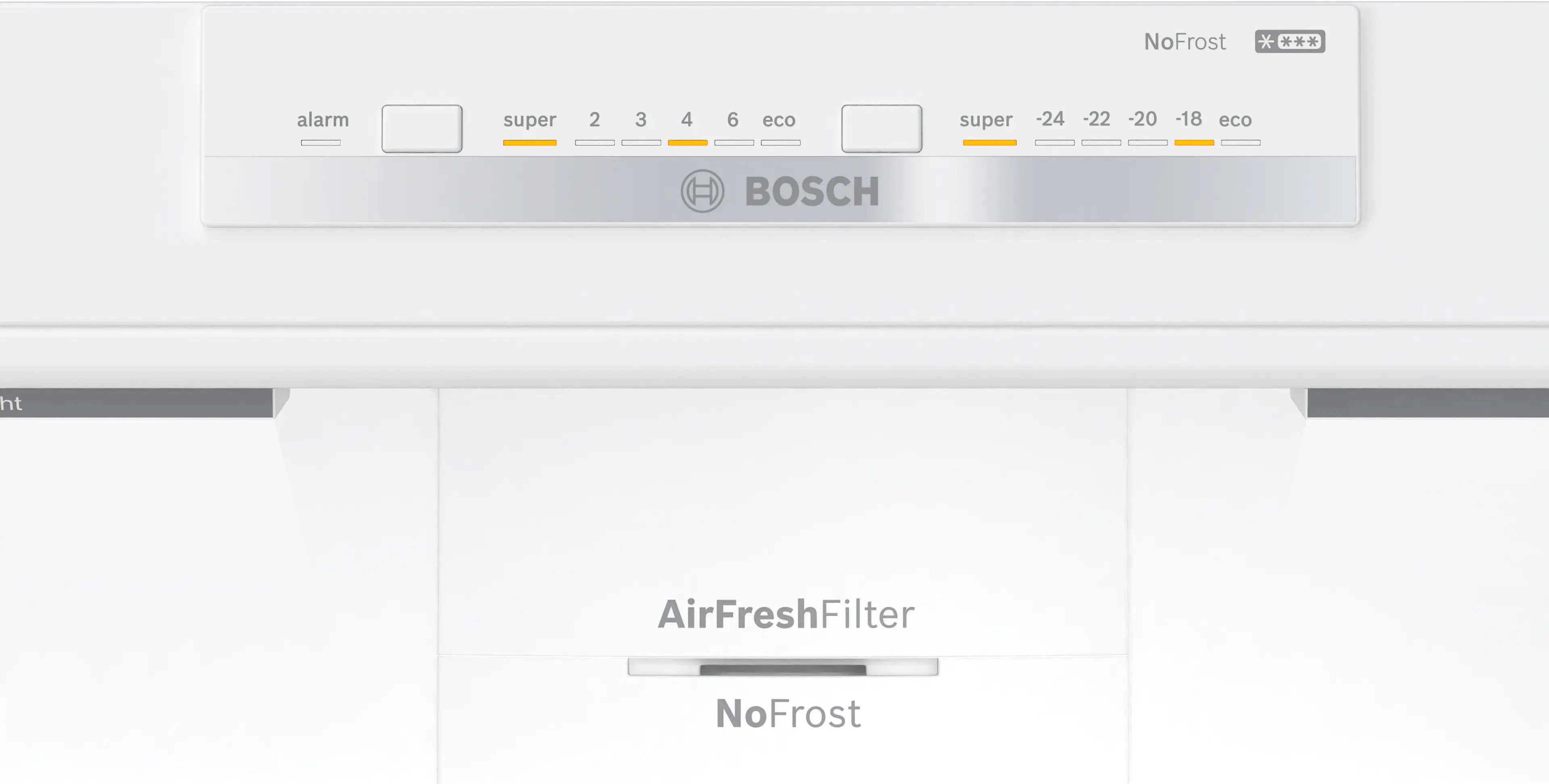 Bosch Series 4 KGN86VIEAG Freestanding No Frost Fridge Freezer Brushed Steel