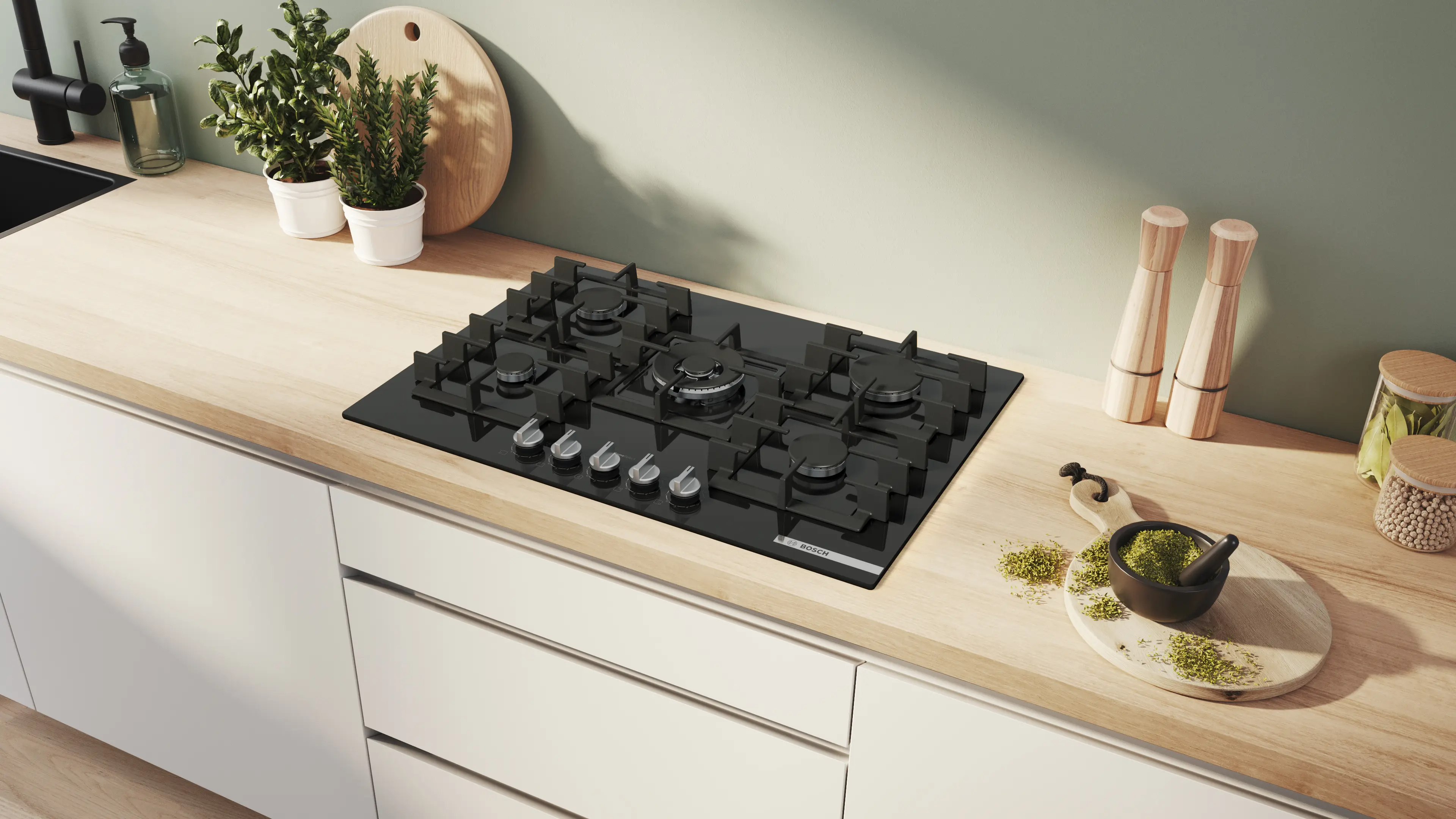 Bosch Series 6 PPQ7A6I40 75cm Gas Hob