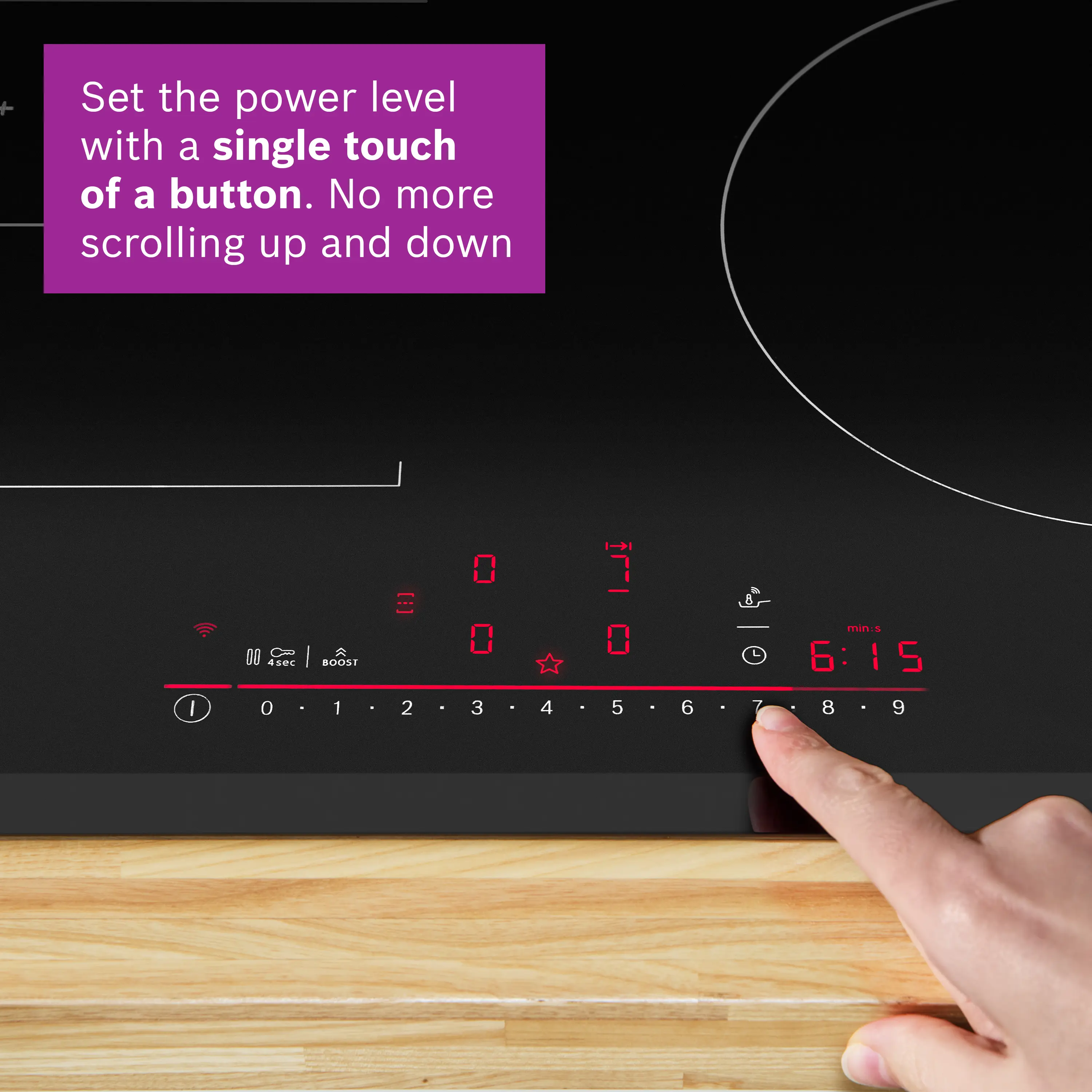 Bosch Series 6 PXV831HC1E 80cm Flex Induction Hob