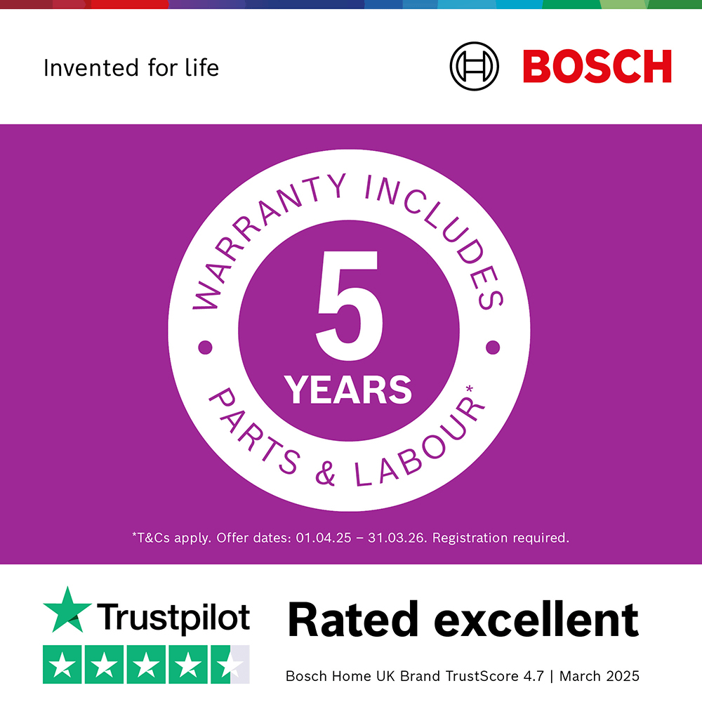Bosch SMS4EMI06G Series 4 Wifi Connected Freestanding Full Size Dishwasher - Silver Inox with 14 Place Settings