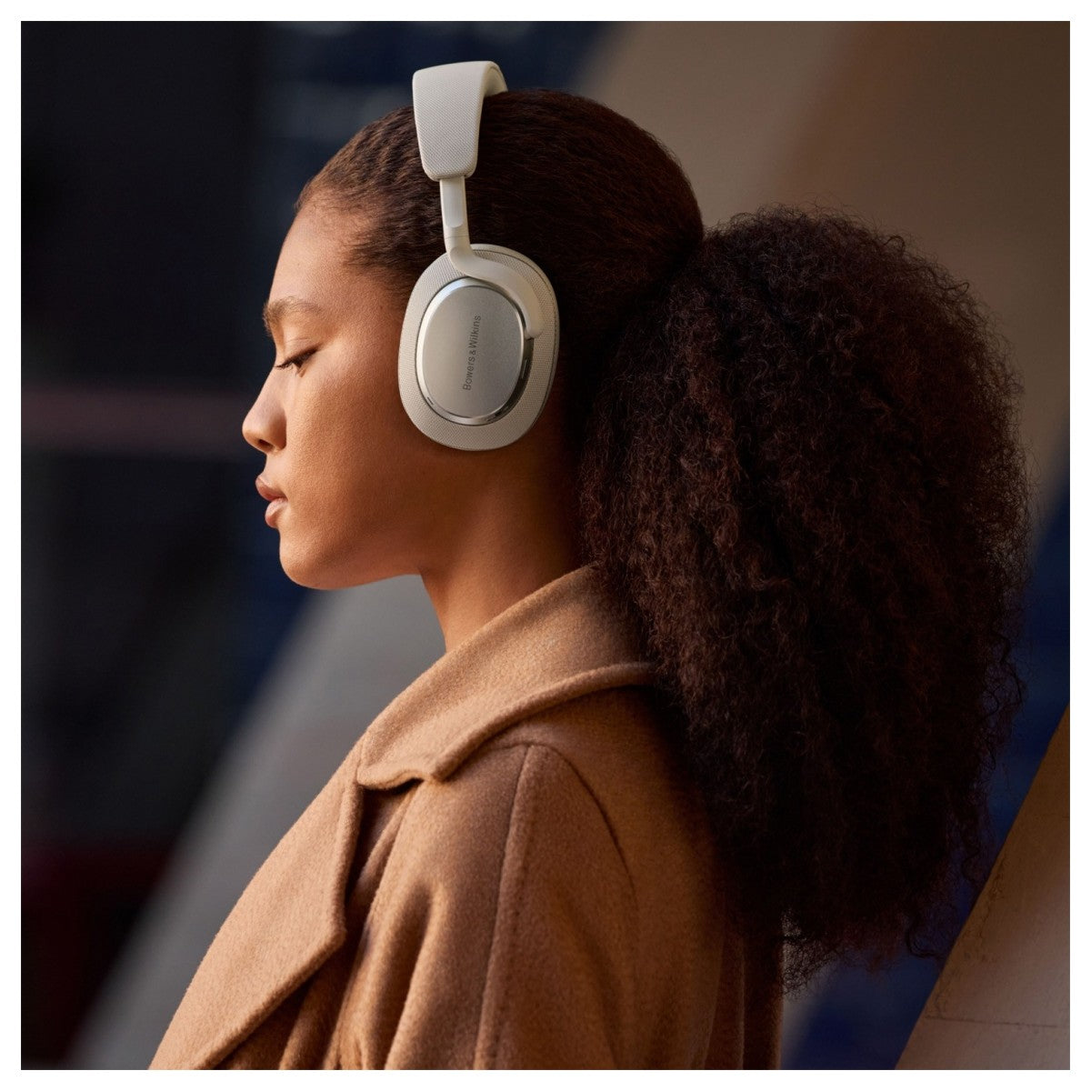 Bowers & Wilkins PX7 S3 Over-Ear Noise Cancelling Bluetooth Wireless Headphones Canvas White