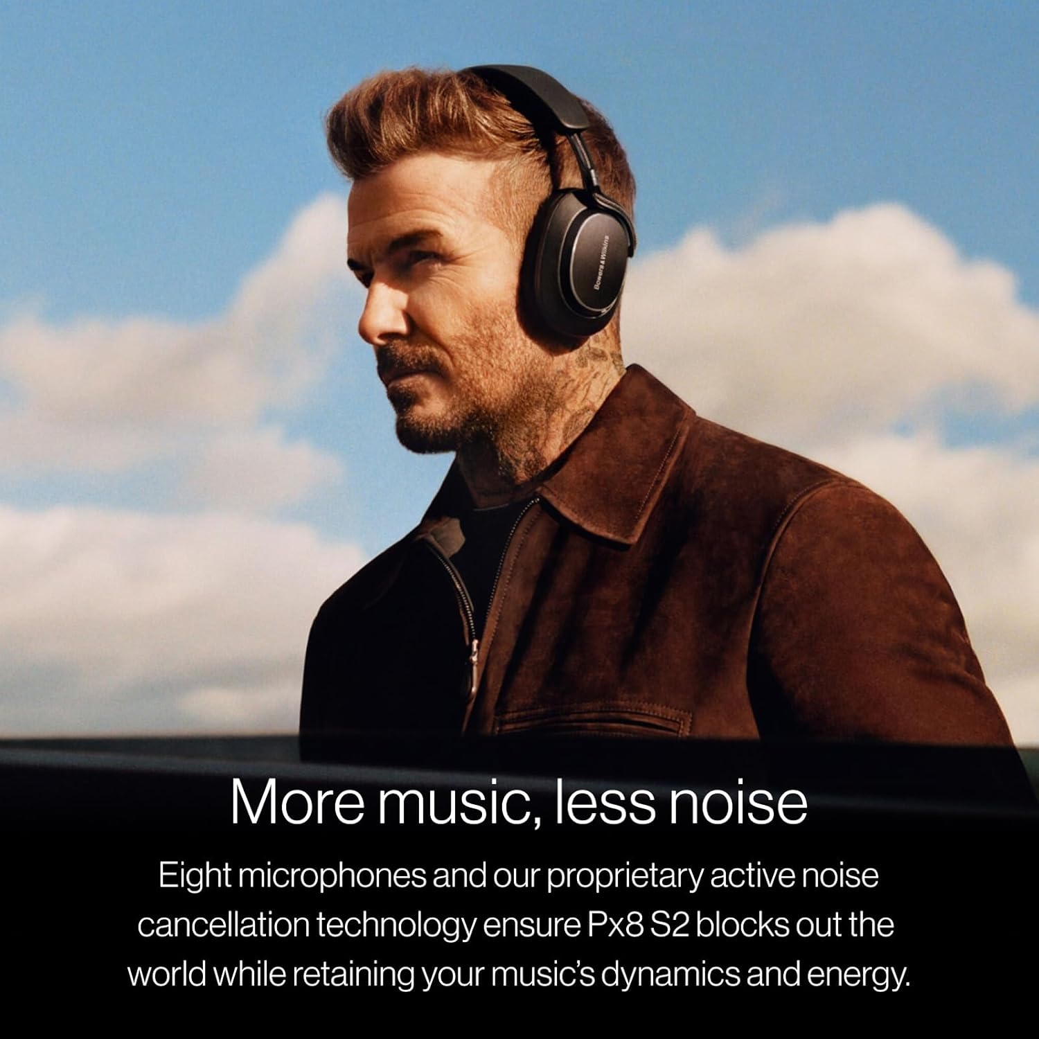 Bowers & Wilkins Px8 S2 Over Ear Noise Cancelling Wireless Headphones - Pearl Blue