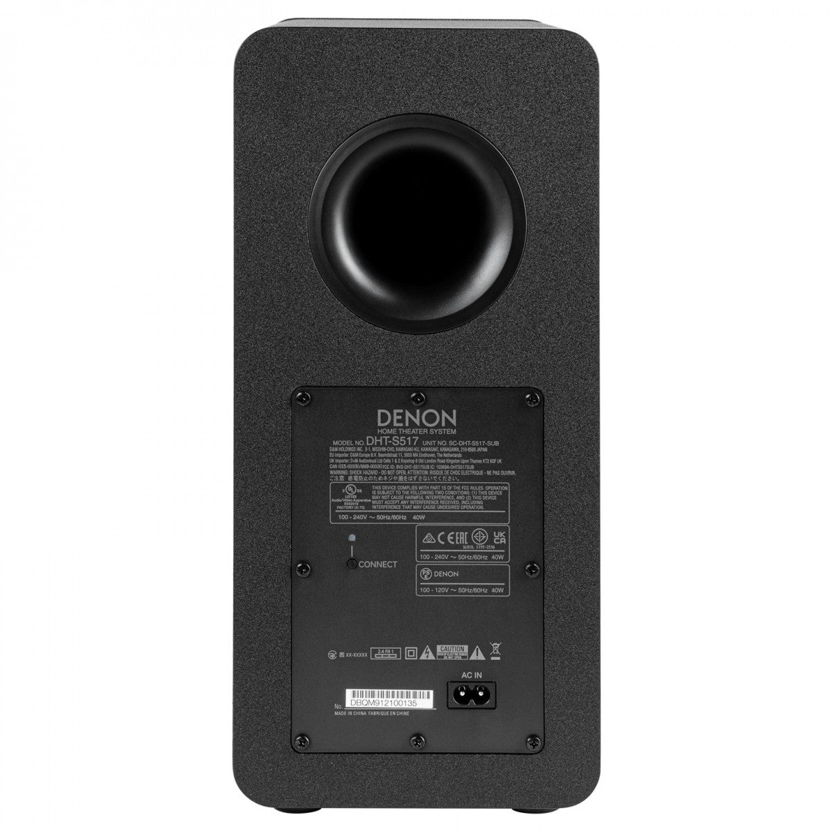 DENON DHTS517 Soundbar System with Dolby Atmos 3.1.2 3D Surround Sound and Wireless Subwoofer