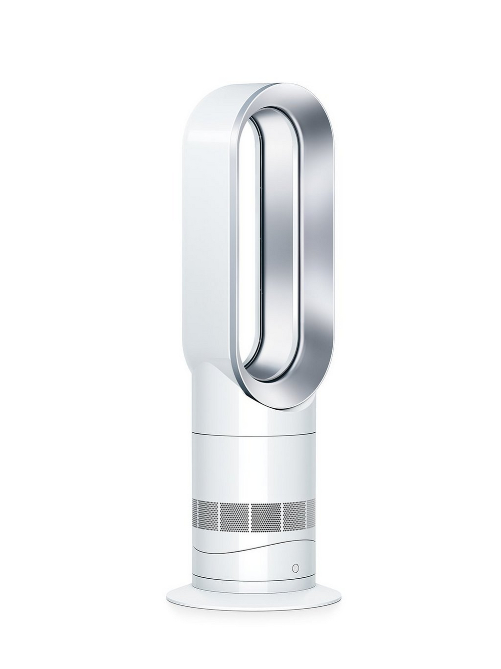 Dyson AM09 Hot + Cool™ Jet Focus Fan Heater White Nickel