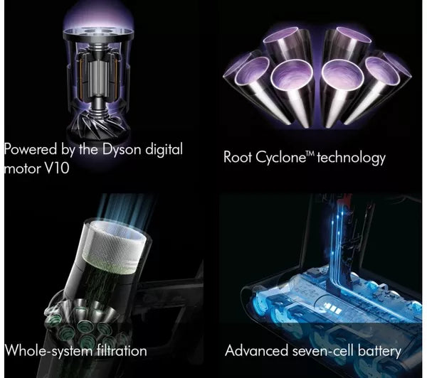 Dyson Cyclone V10 Submarine Wet and Dry Cordless Vacuum Cleaner - Nickel Copper V10CYCSUB