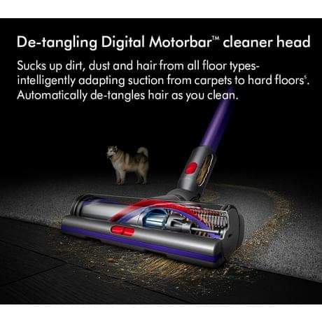 Dyson GEN5DETECT 2023 Cordless Vacuum Cleaner Up To 70 Minutes Run Time Purple