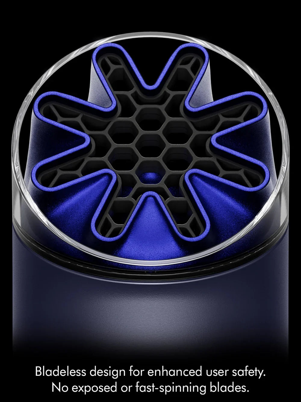 Dyson HushJet Mini Cool Portable Cooling Fan - Cobalt/Ink