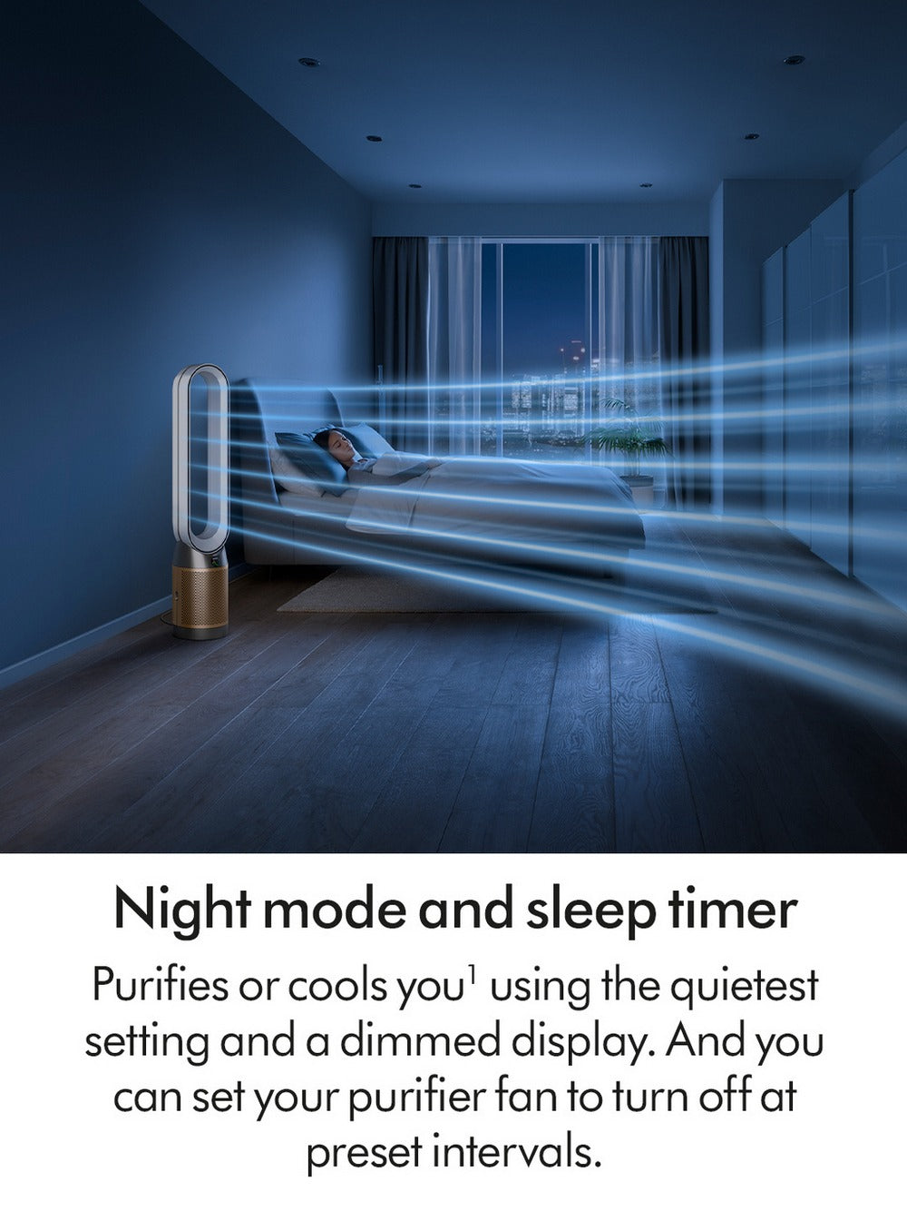 Dyson Purifier Cool PC2 De-NOx Purifying Fan (TP12) - White/Gold