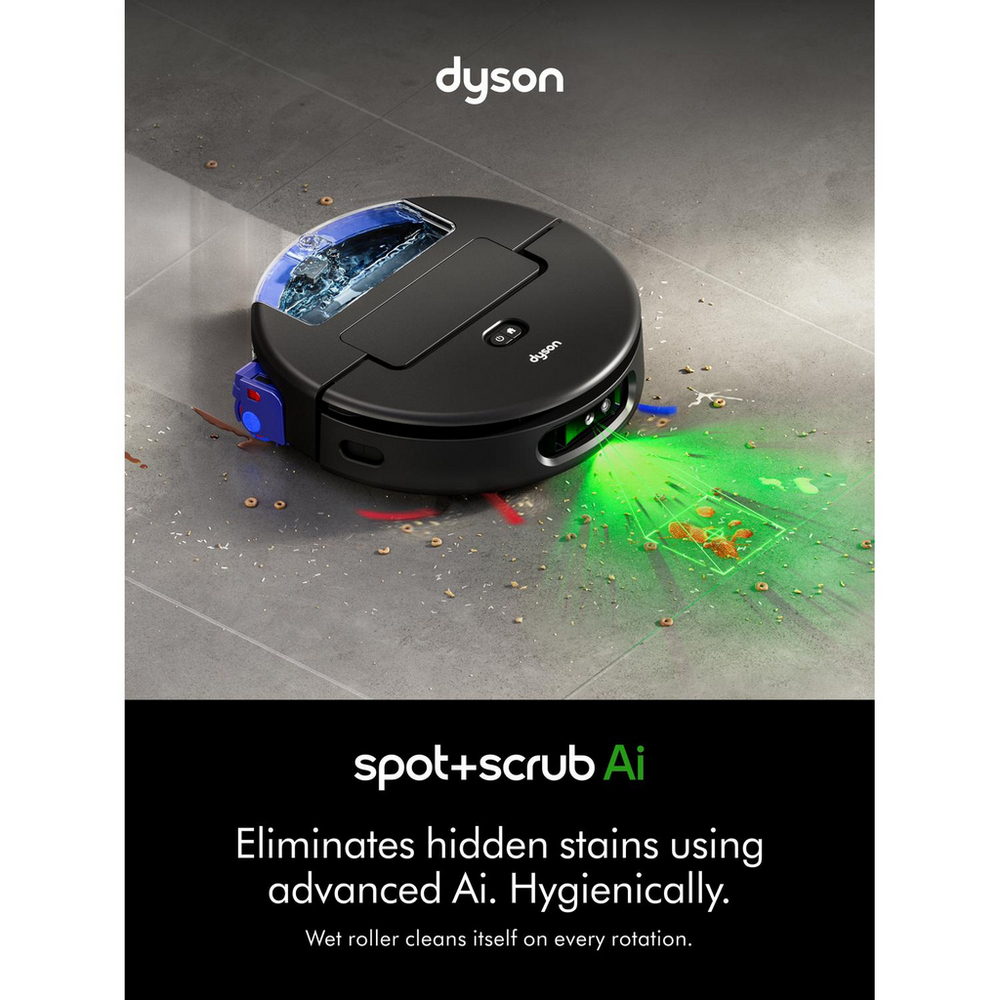 Dyson Spot+Scrub AI Robotic Vacuum Cleaner Black