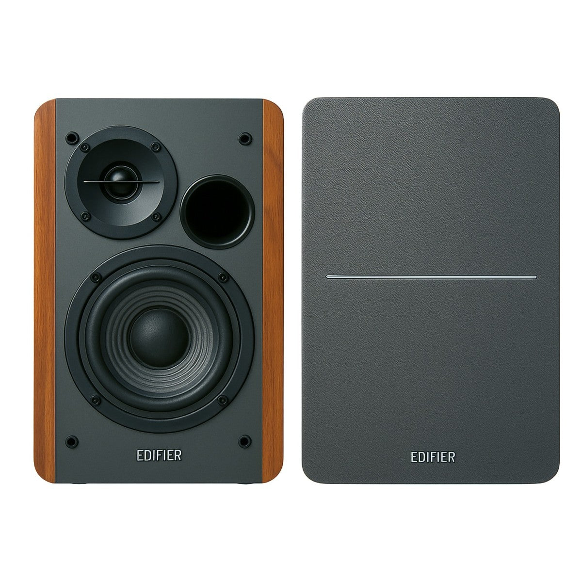 Edifier R1280T Active Bookshelf Speakers Pair - Wood