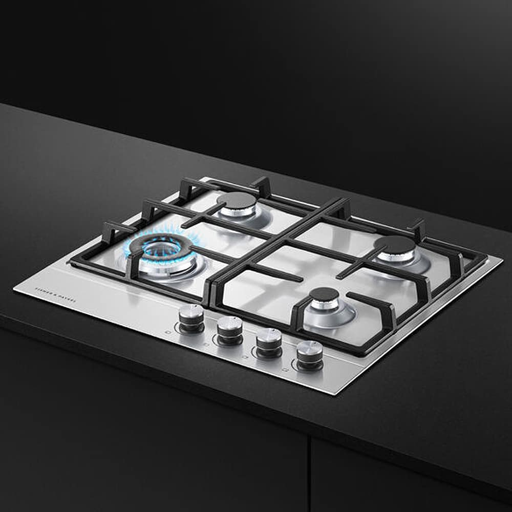 Fisher and Paykel CG604DLPX1 Series 7 60cm 4 Burner Gas Hob Stainless Steel