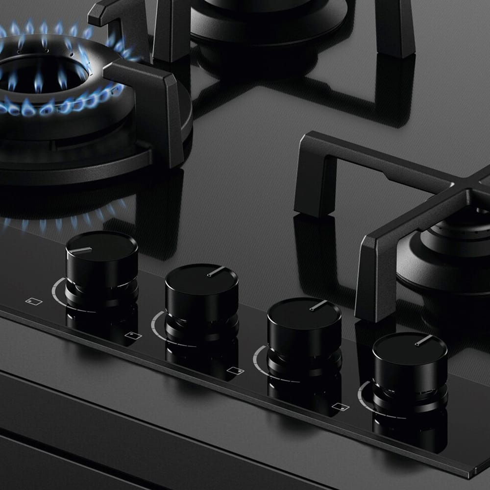 Fisher and Paykel CG604DNGGB4 Series 9 60cm 4 Burner Gas Hob Black