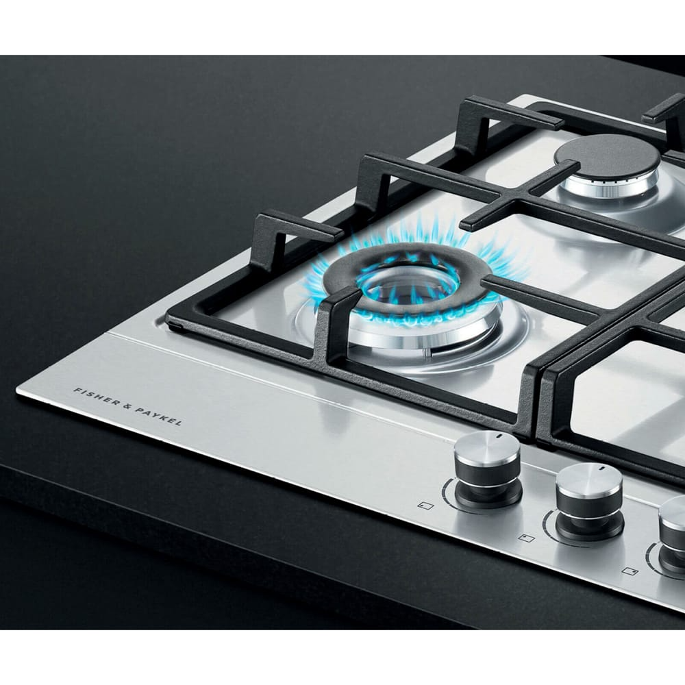 Fisher and Paykel CG604DNGX1 Series 7 60cm 4 Burner Gas Hob Stainless Steel