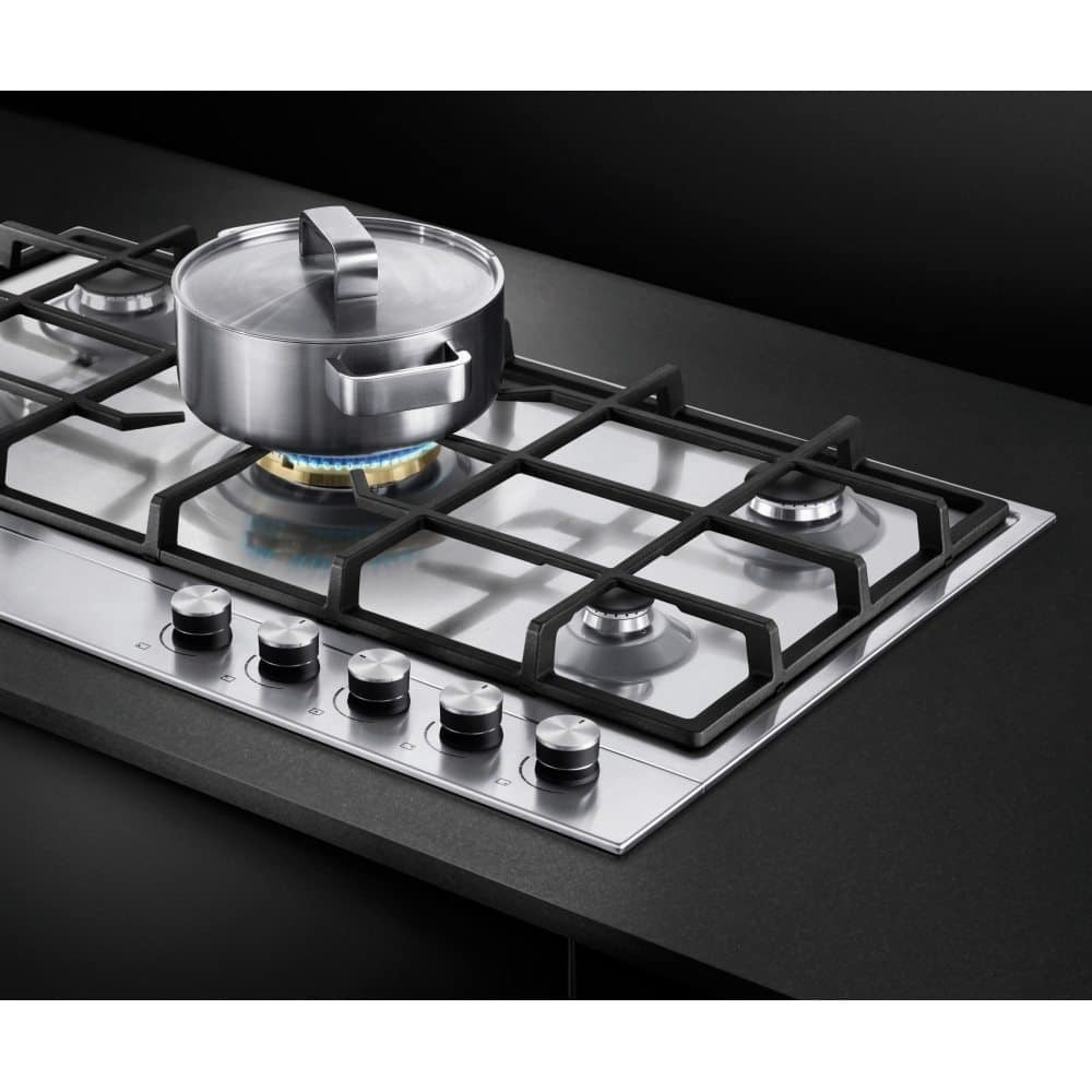 Fisher and Paykel CG905DNGX1 Series 7 90cm 5 Burner Gas Hob Stainless Steel