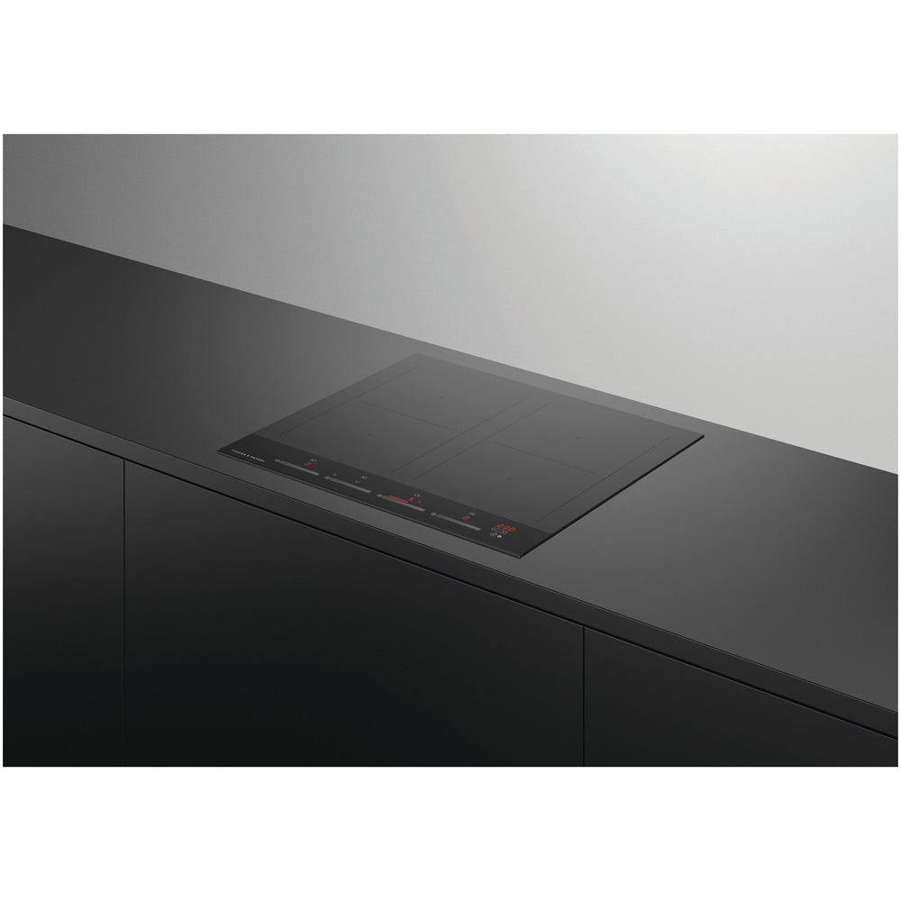 Fisher and Paykel CI604DTB4 Series 9 60cm Frameless 4 Zone Induction Hob Black
