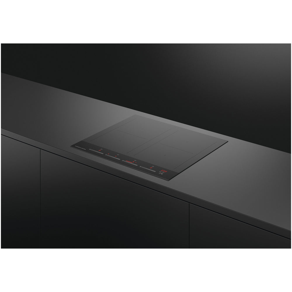 Fisher and Paykel CI604DTB4 Series 9 60cm Frameless 4 Zone Induction Hob Black