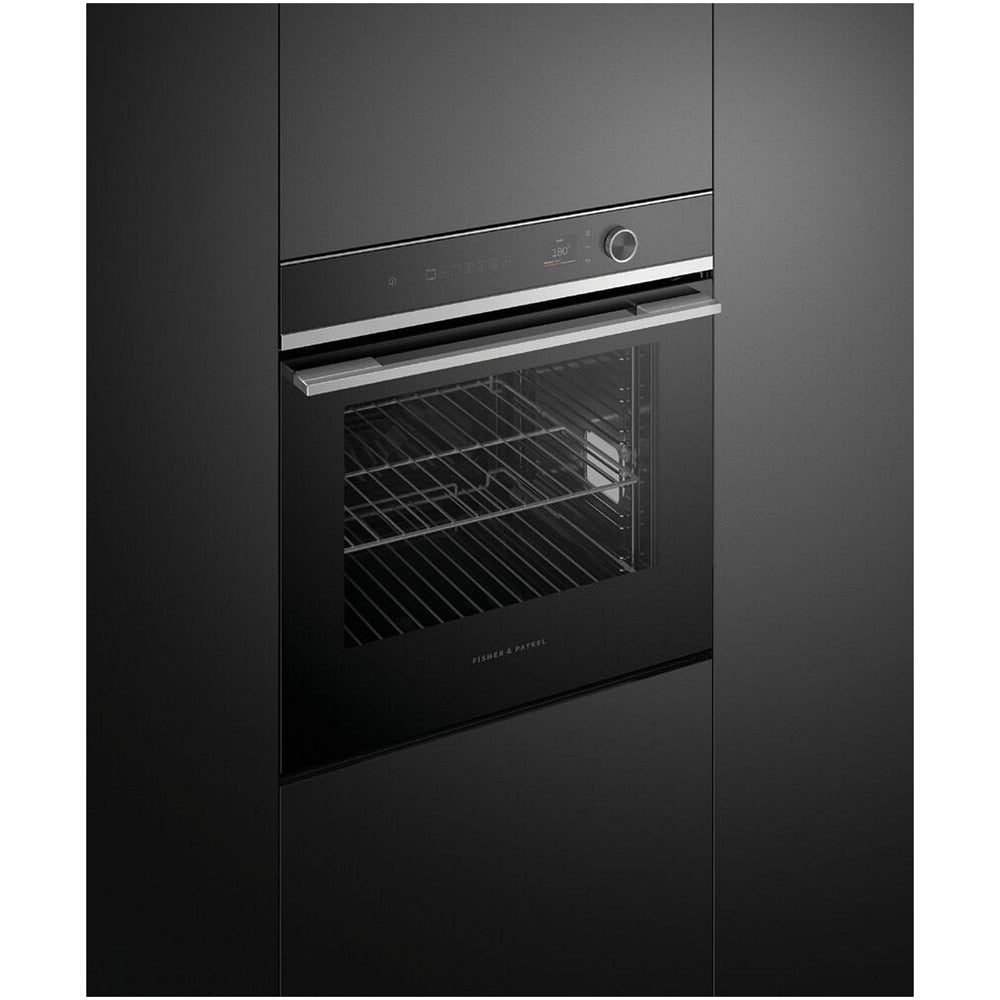 Fisher and Paykel OB60SD9PLX1 Series 7 Contemporary Pyrolytic Built-In Electric Single Oven
