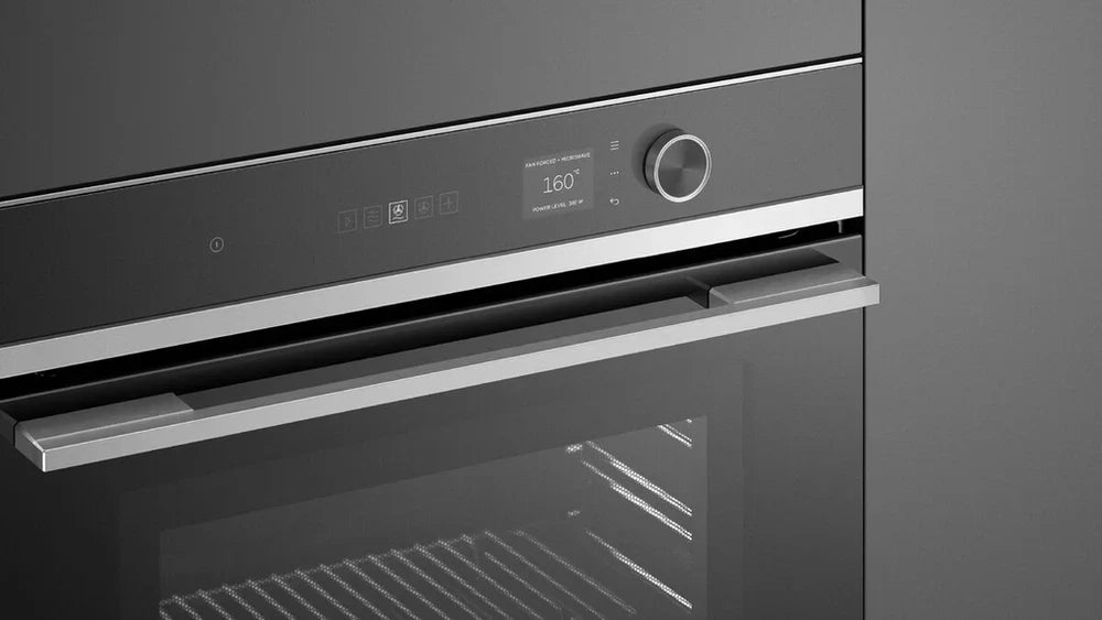 Fisher and Paykel OM60NDLX1 Series 7 Contemporary Compact Combi-Microwave Built-In Oven Stainless Steel