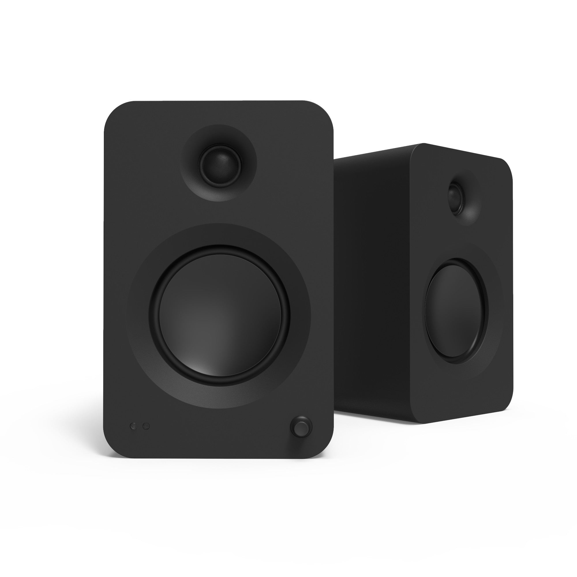 Kanto REN 200W Powered Bookshelf Speakers Pair with HDMI ARC USB-C and Bluetooth 5.3 - Matte Black