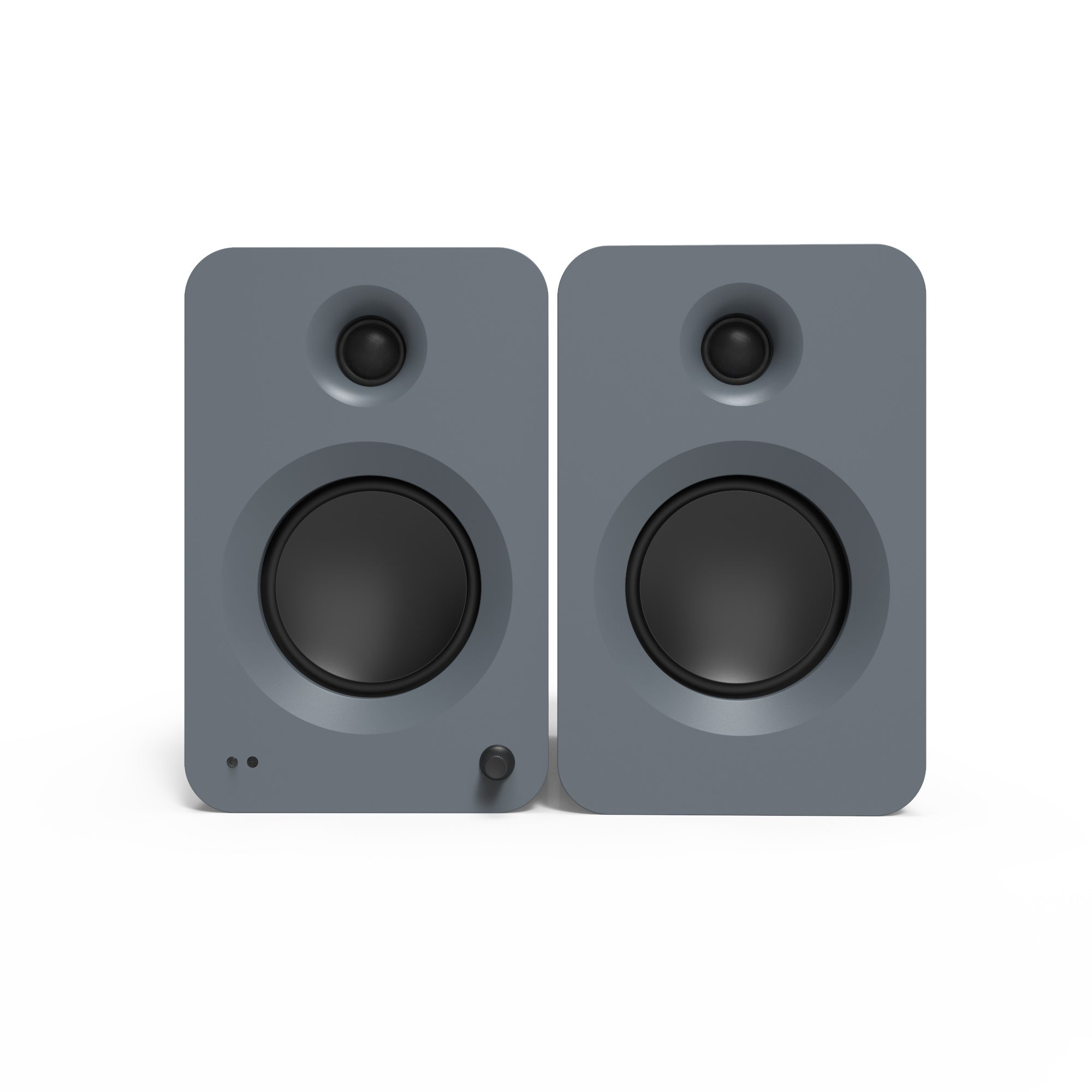 Kanto REN 200W Powered Bookshelf Speakers Pair with HDMI ARC USB-C and Bluetooth 5.3 - Matte Grey