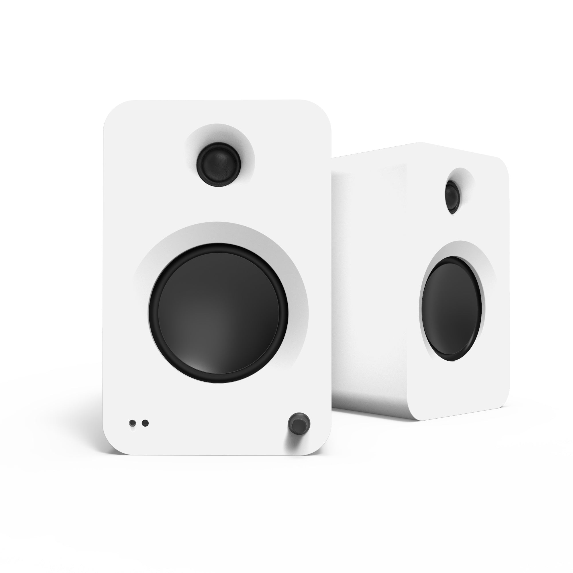 Kanto REN 200W Powered Bookshelf Speakers Pair with HDMI ARC USB-C and Bluetooth 5.3 - Matte White