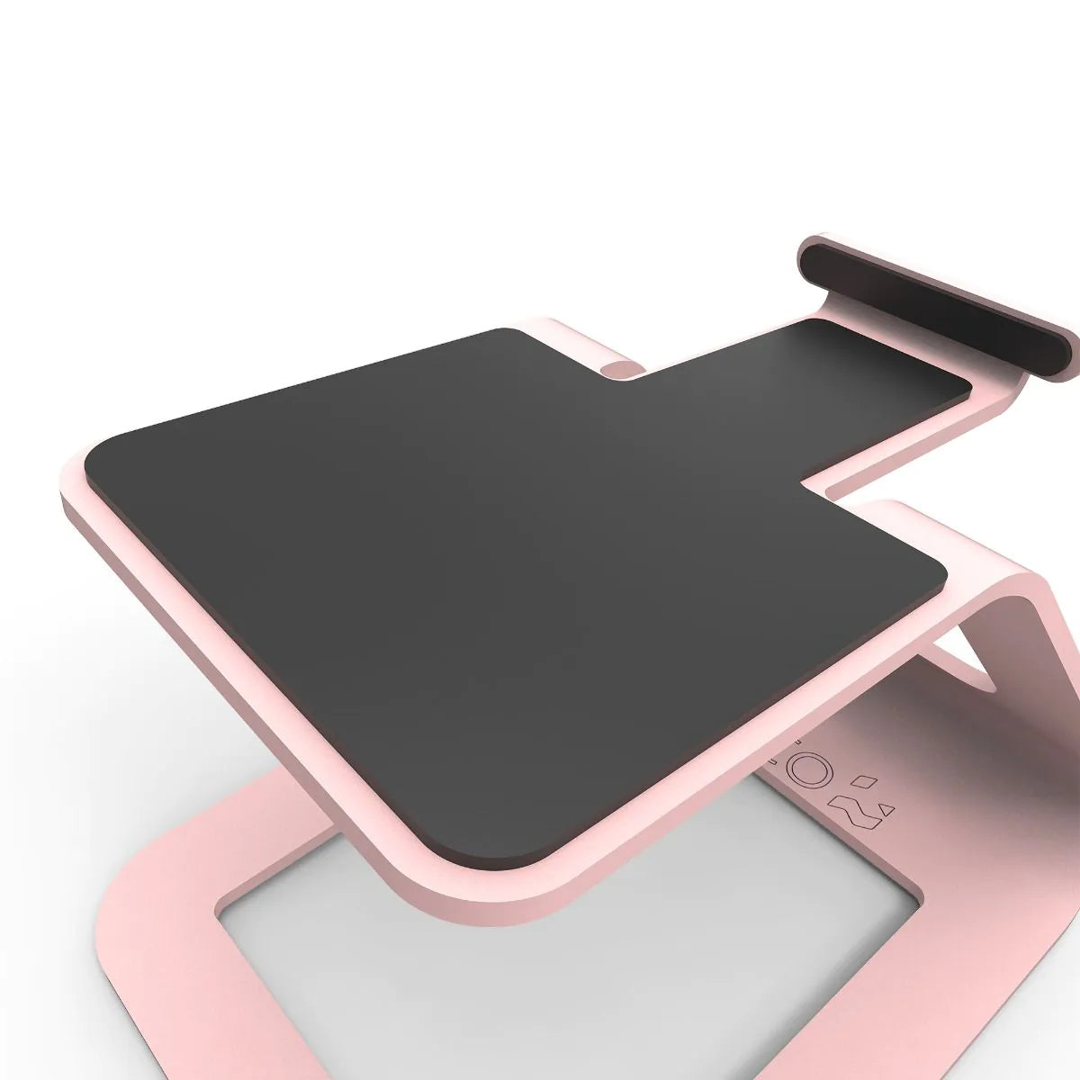 Kanto SE2 Small Elevated Desktop Speaker Stands Pink