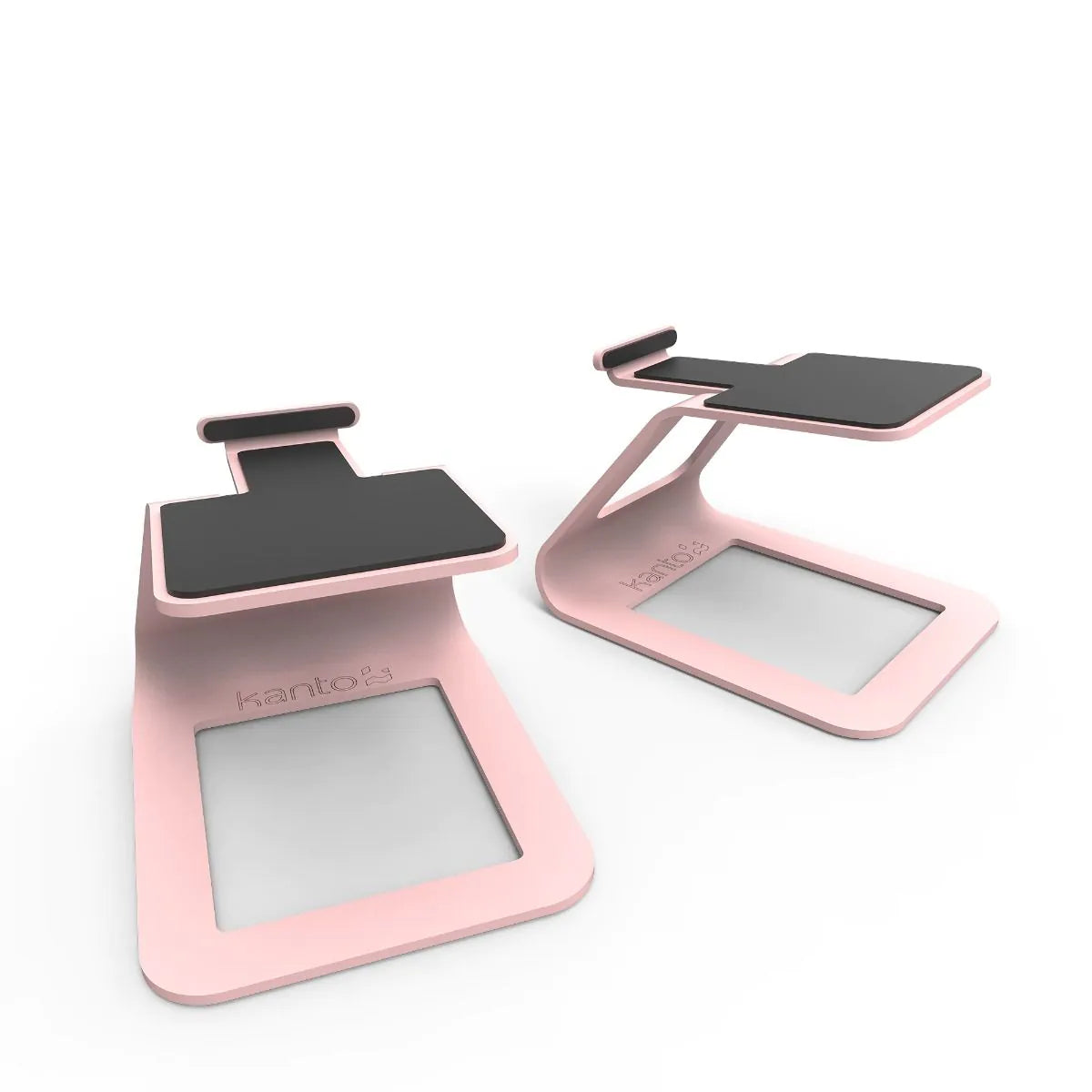 Kanto SE2 Small Elevated Desktop Speaker Stands Pink