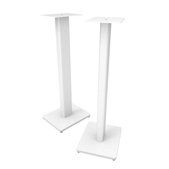 Kanto ST28 Speaker Stands Pair 28 Inch with MDF Base White