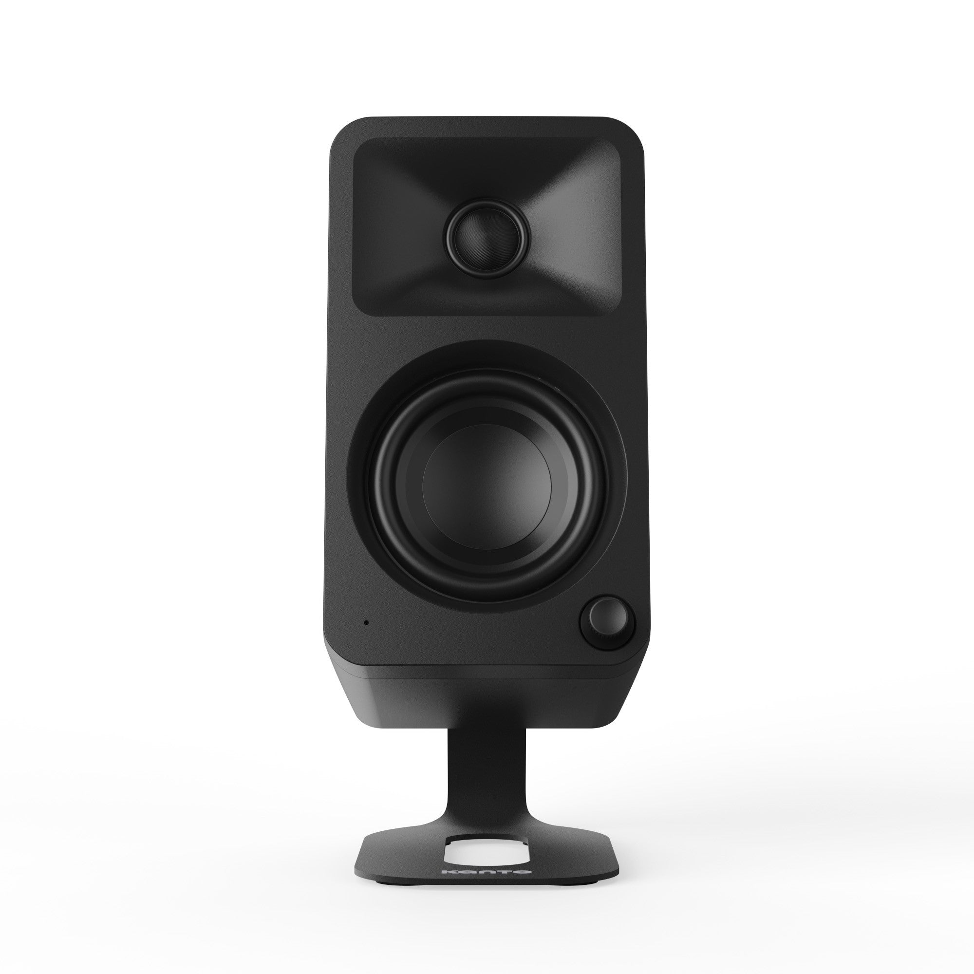Kanto SU2 Rear-Mounted Desktop Stands for UKI and ORA Speakers Black