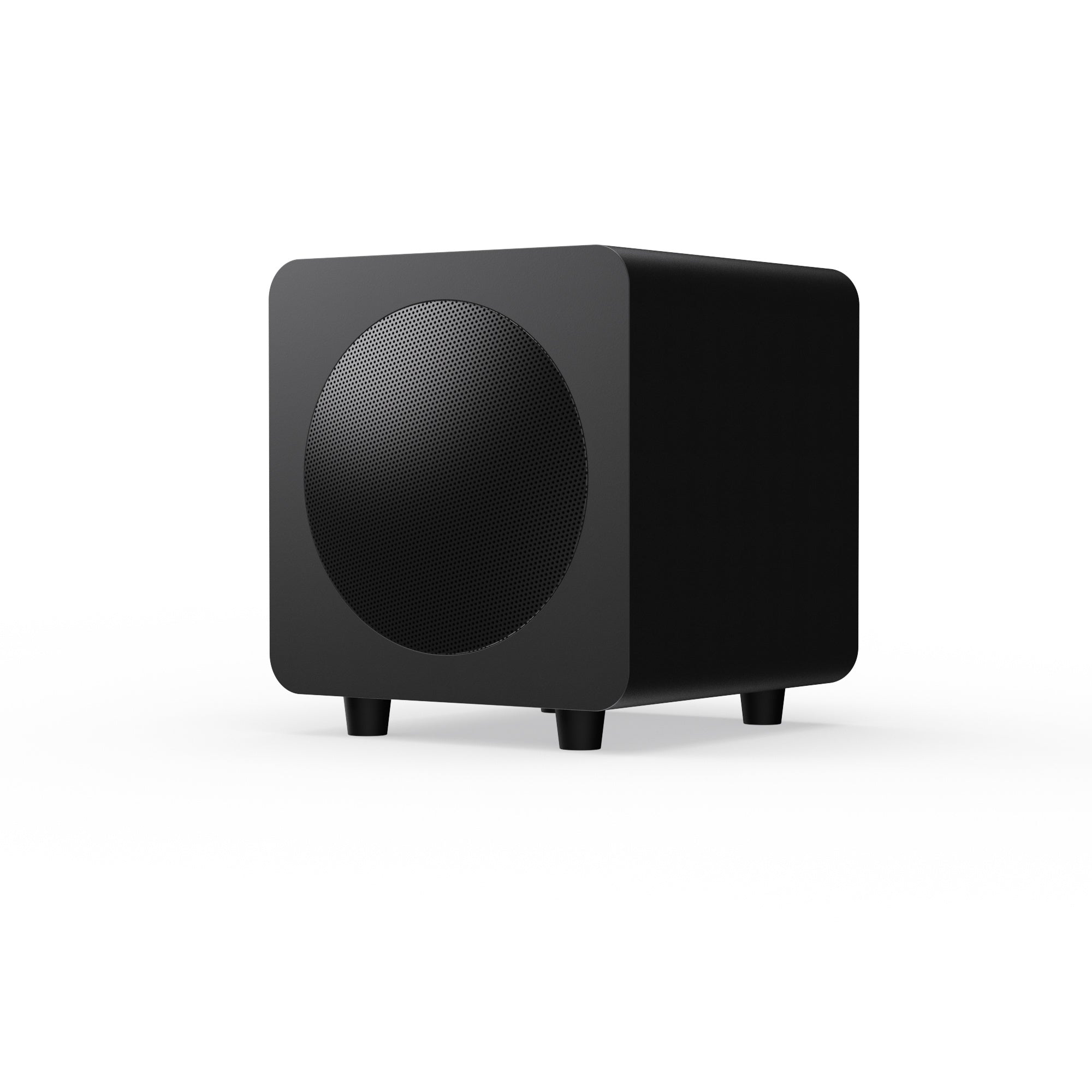Kanto SUB6 200W 6 Inch Vinyl Subwoofer - Matte Black
