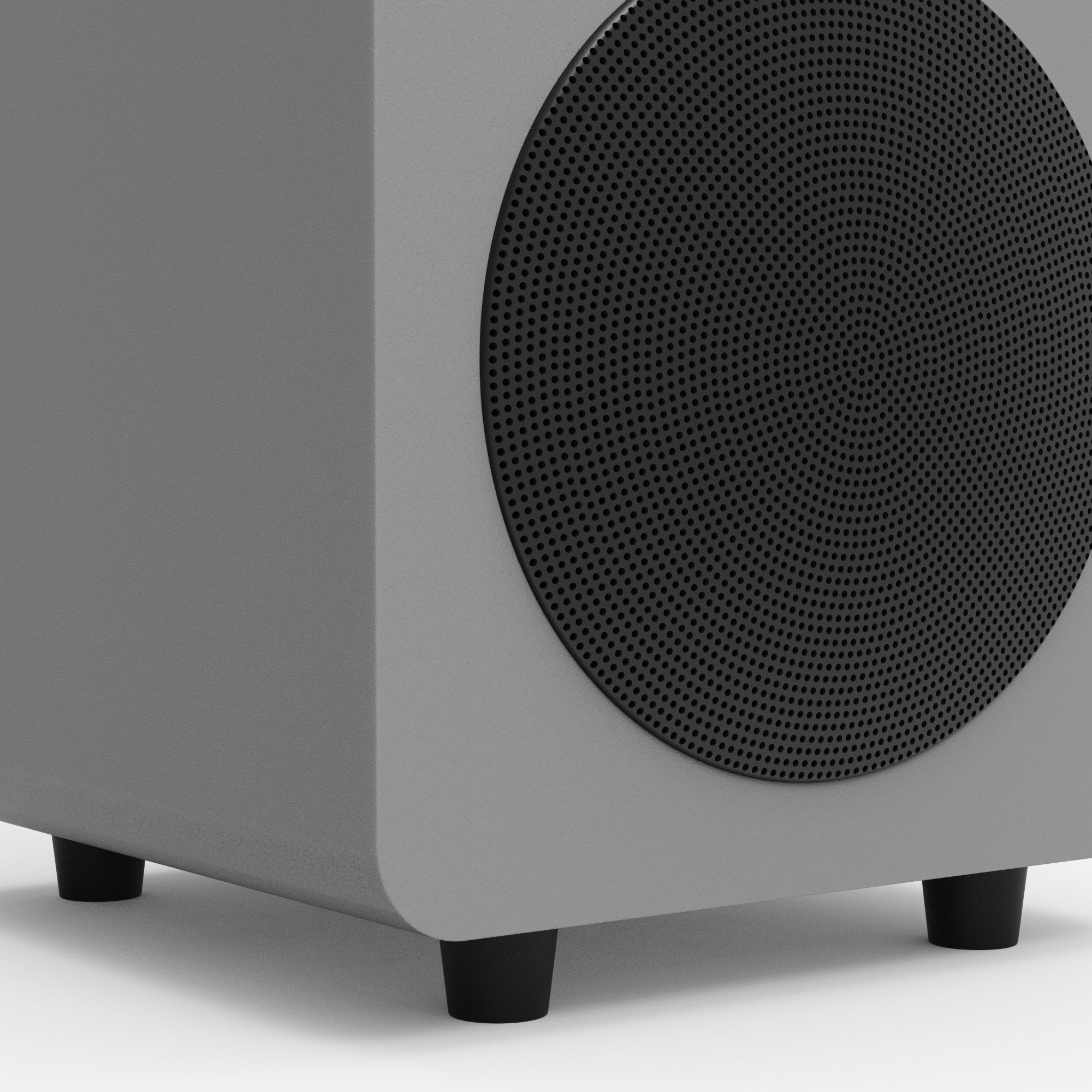 Kanto SUB6 200W 6 Inch Vinyl Subwoofer - Matte Grey