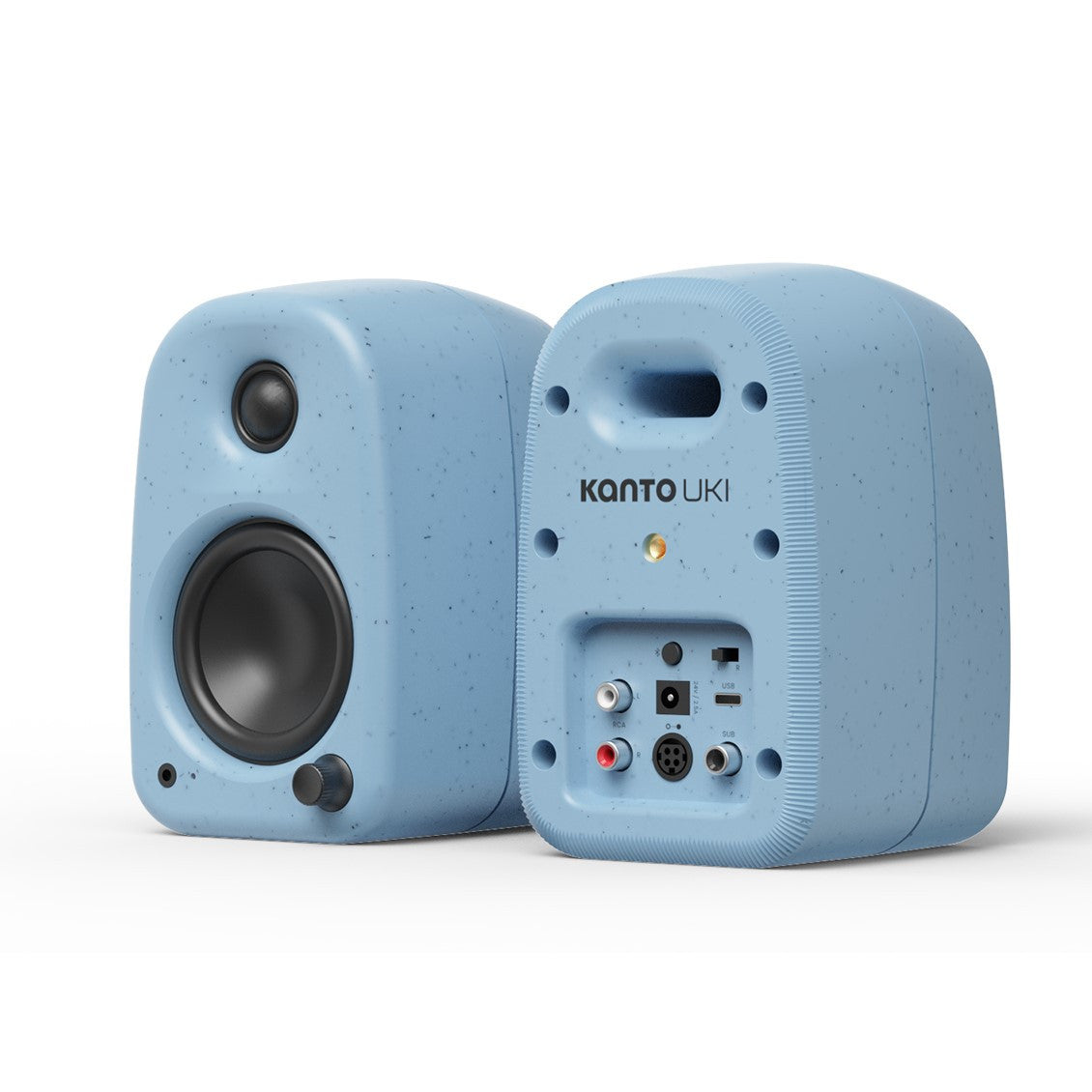 Kanto UKI 100W Bluetooth Desktop Speakers Pair Cornflower Blue