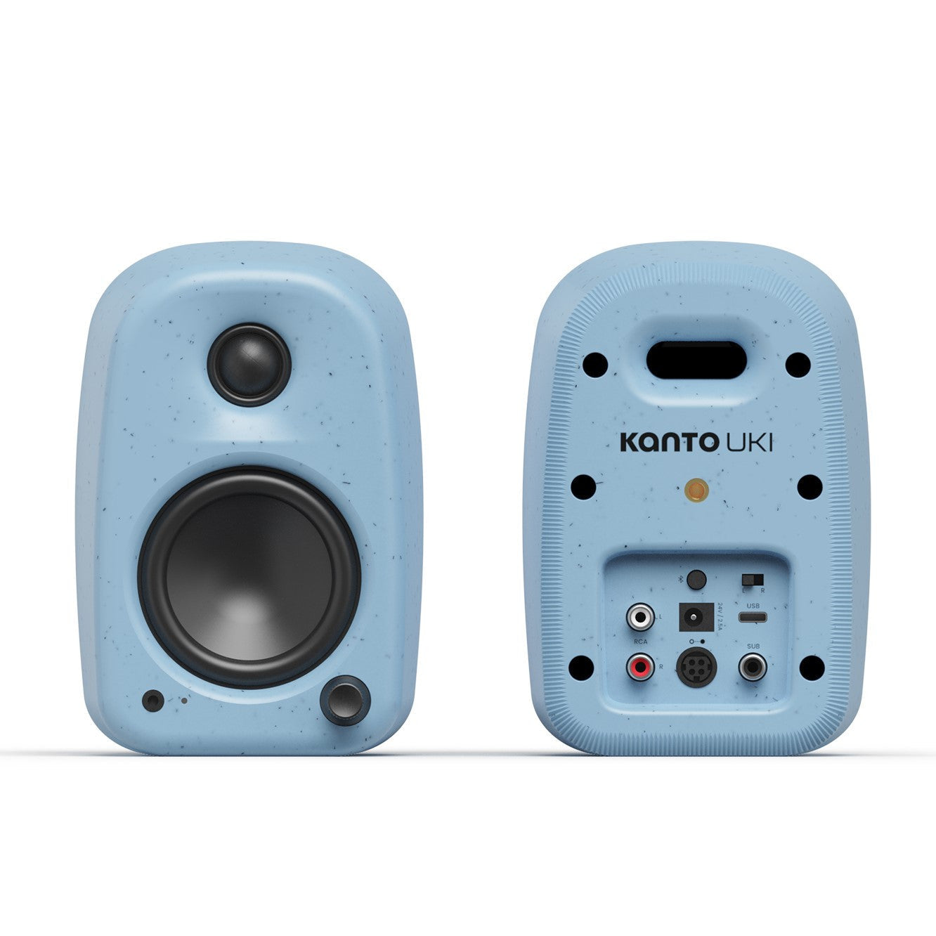 Kanto UKI 100W Bluetooth Desktop Speakers Pair Cornflower Blue