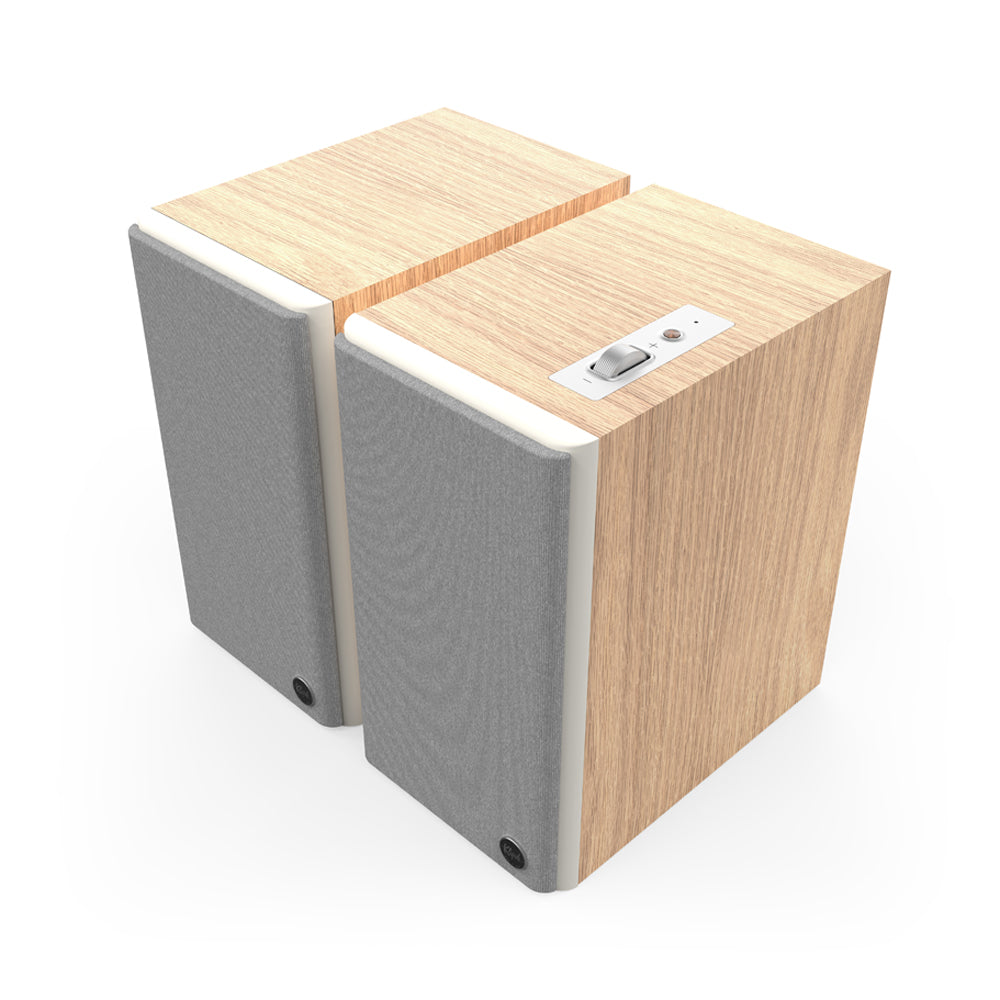 Klipsch The Fives II Active Bookshelf Speakers Pair - Red Oak