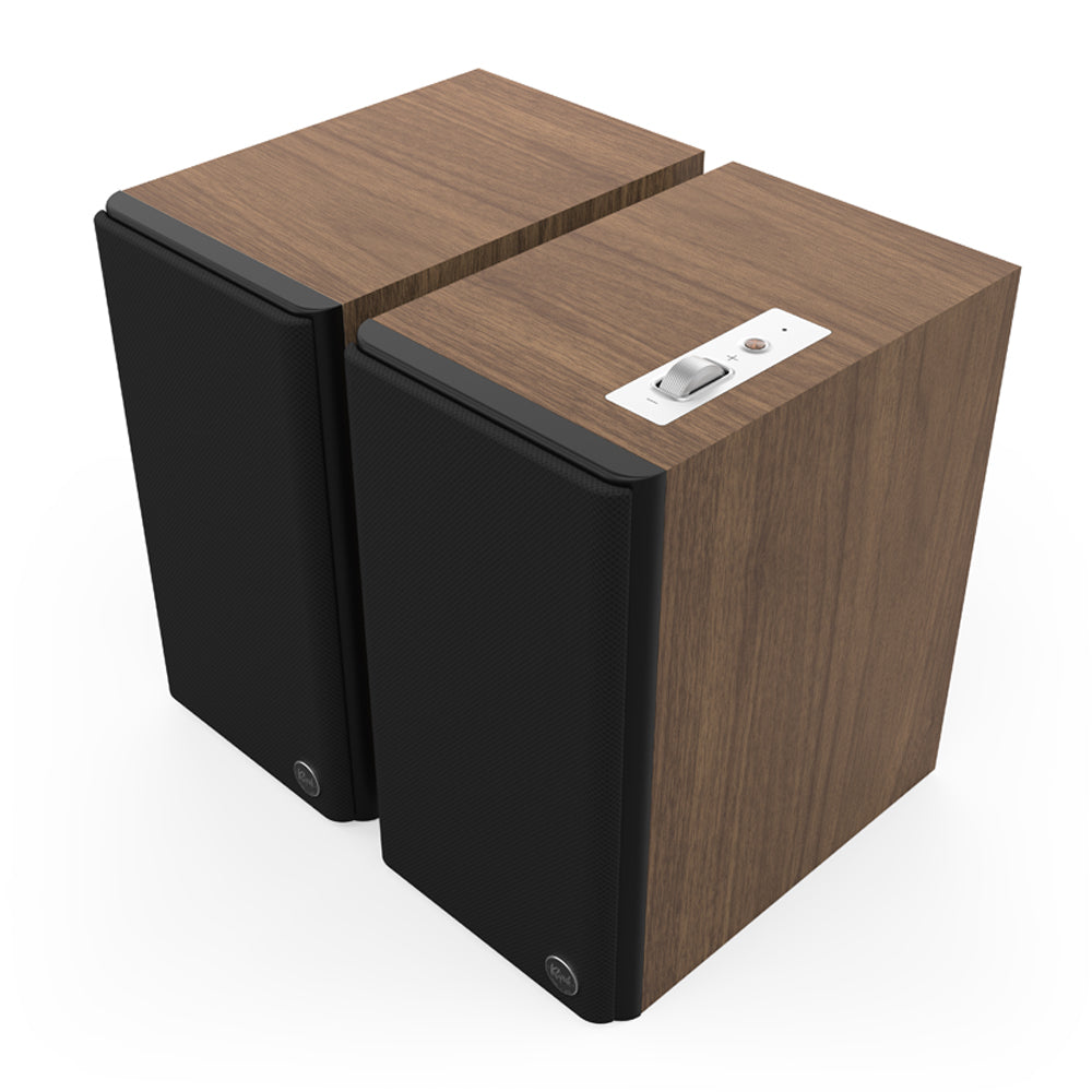 Klipsch The Fives II Active Bookshelf Speakers Pair - Walnut