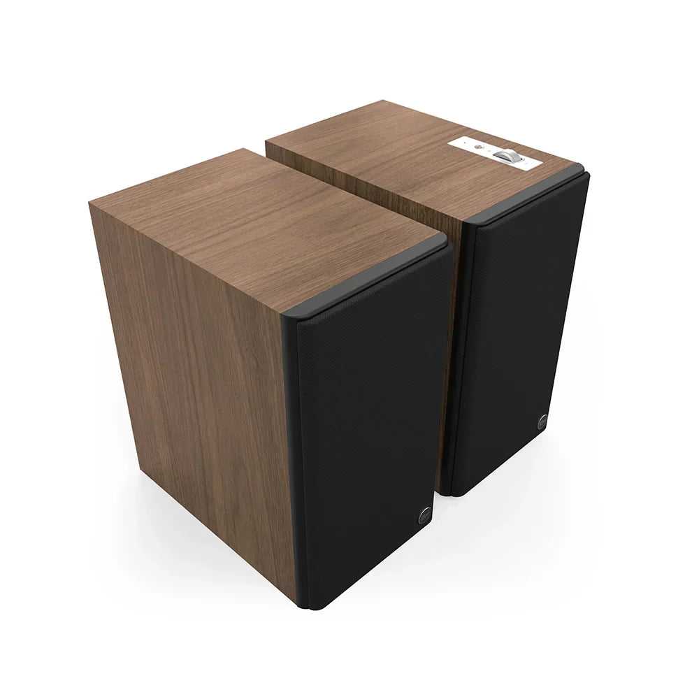 Klipsch The Nines II Active Bookshelf Speakers Walnut